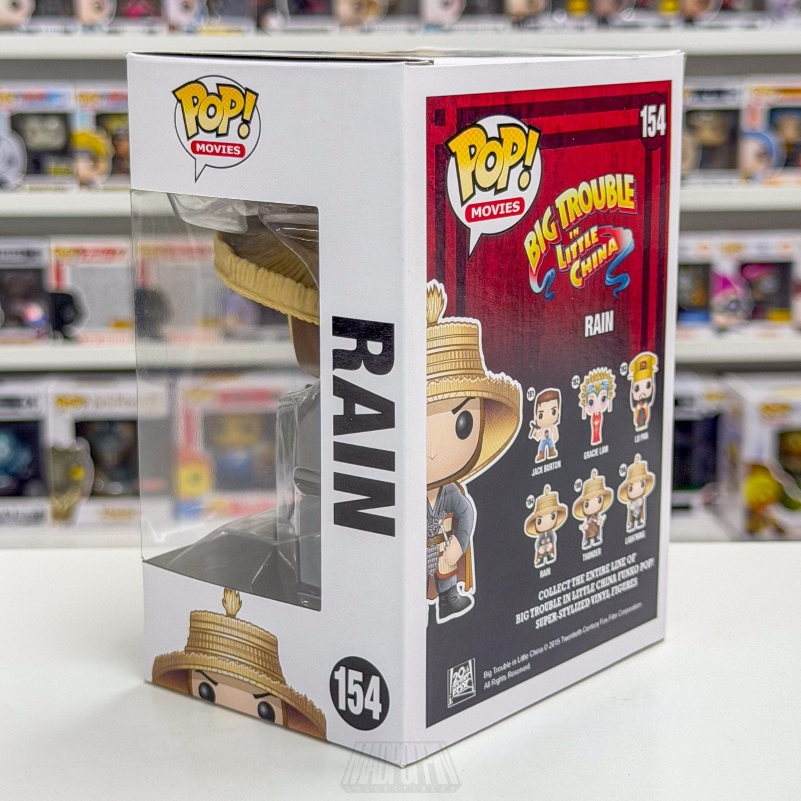 Funko Pop Movies Big Trouble In Little China Rain 154 Action Comedy Vinyl Figure