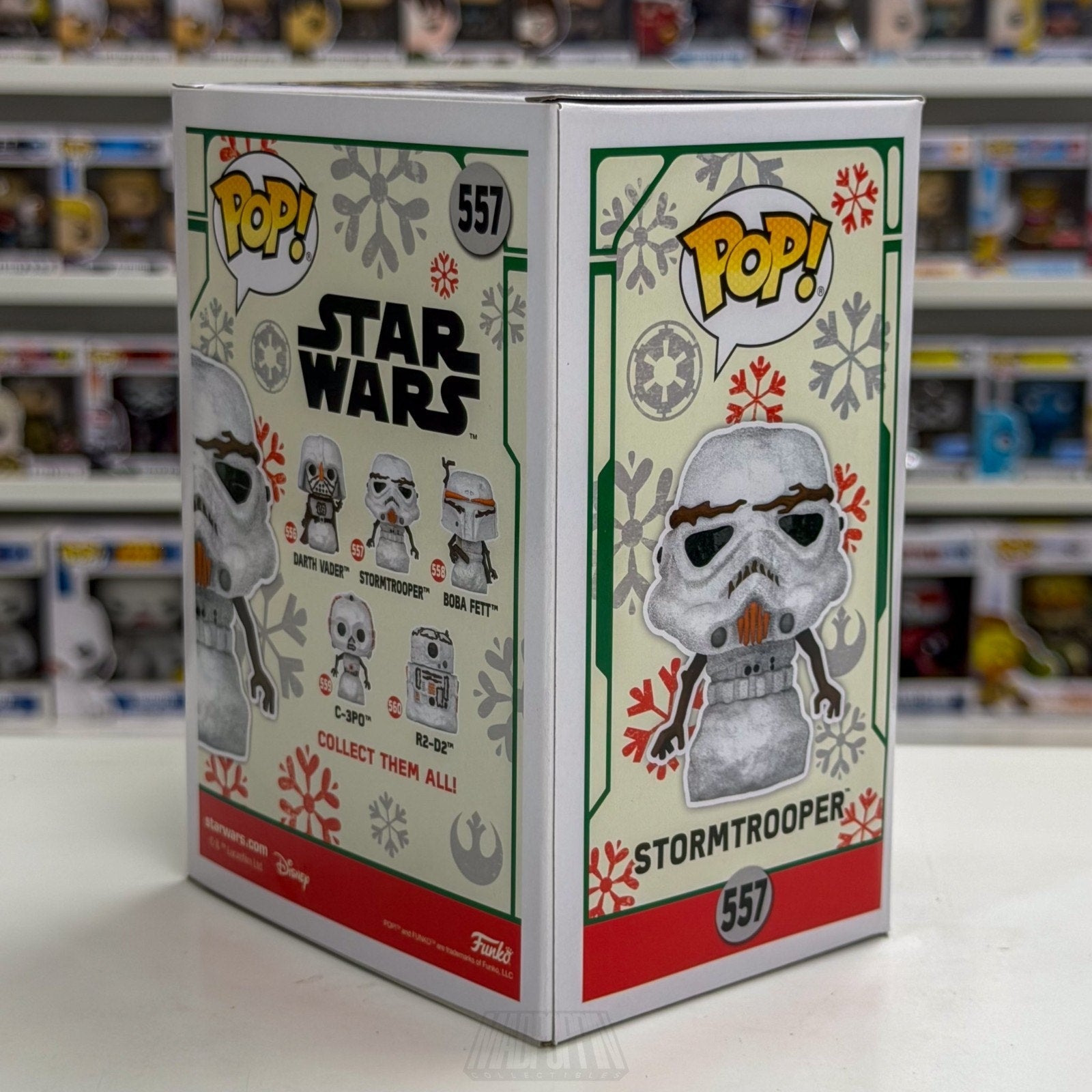 Funko Pop Star Wars Stormtrooper Christmas Snowman 557 Holiday Toy Vinyl Figure