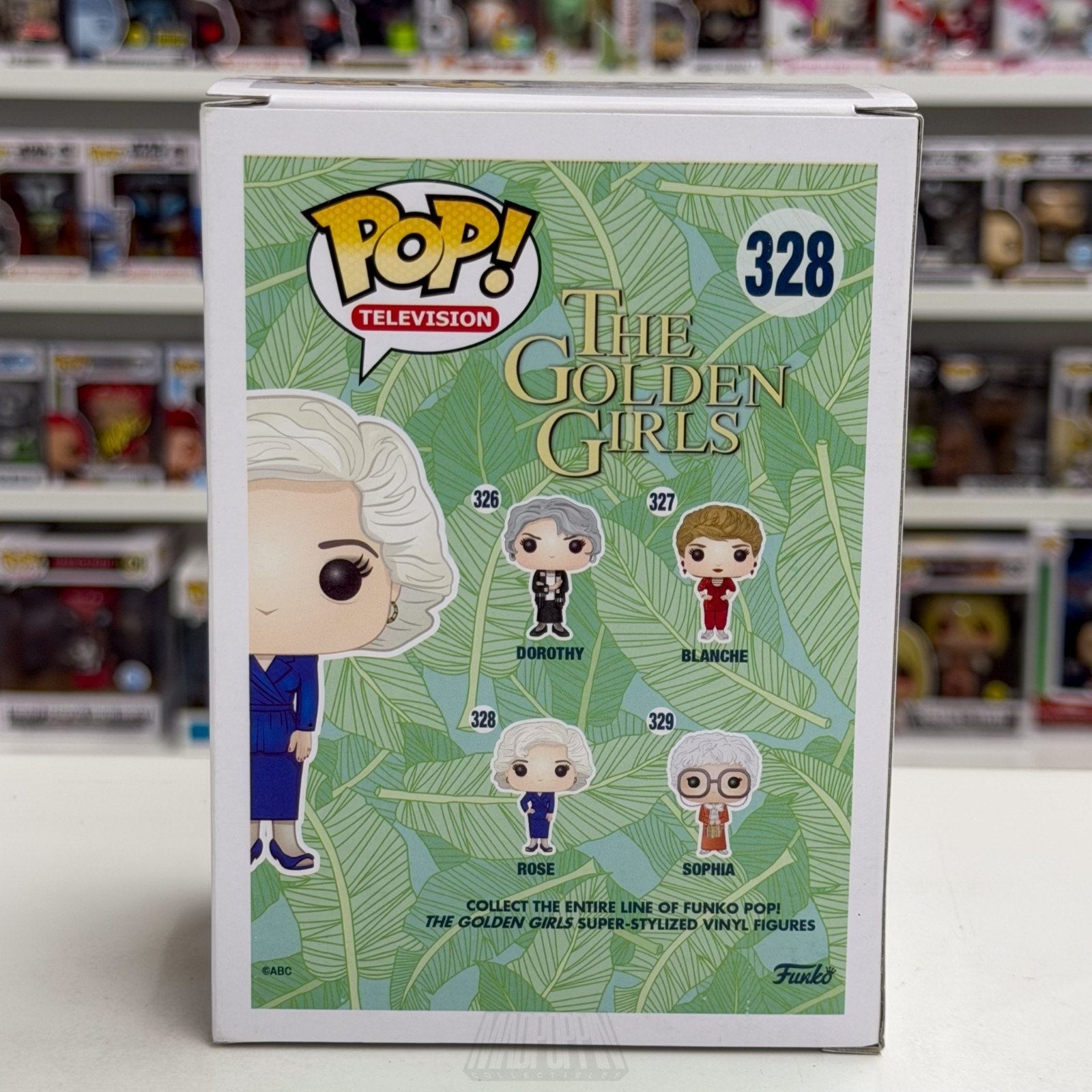 Funko Pop TV Golden Girls Rose Nylund 328 NBC Comedy Sitcom Miami Vinyl Figure