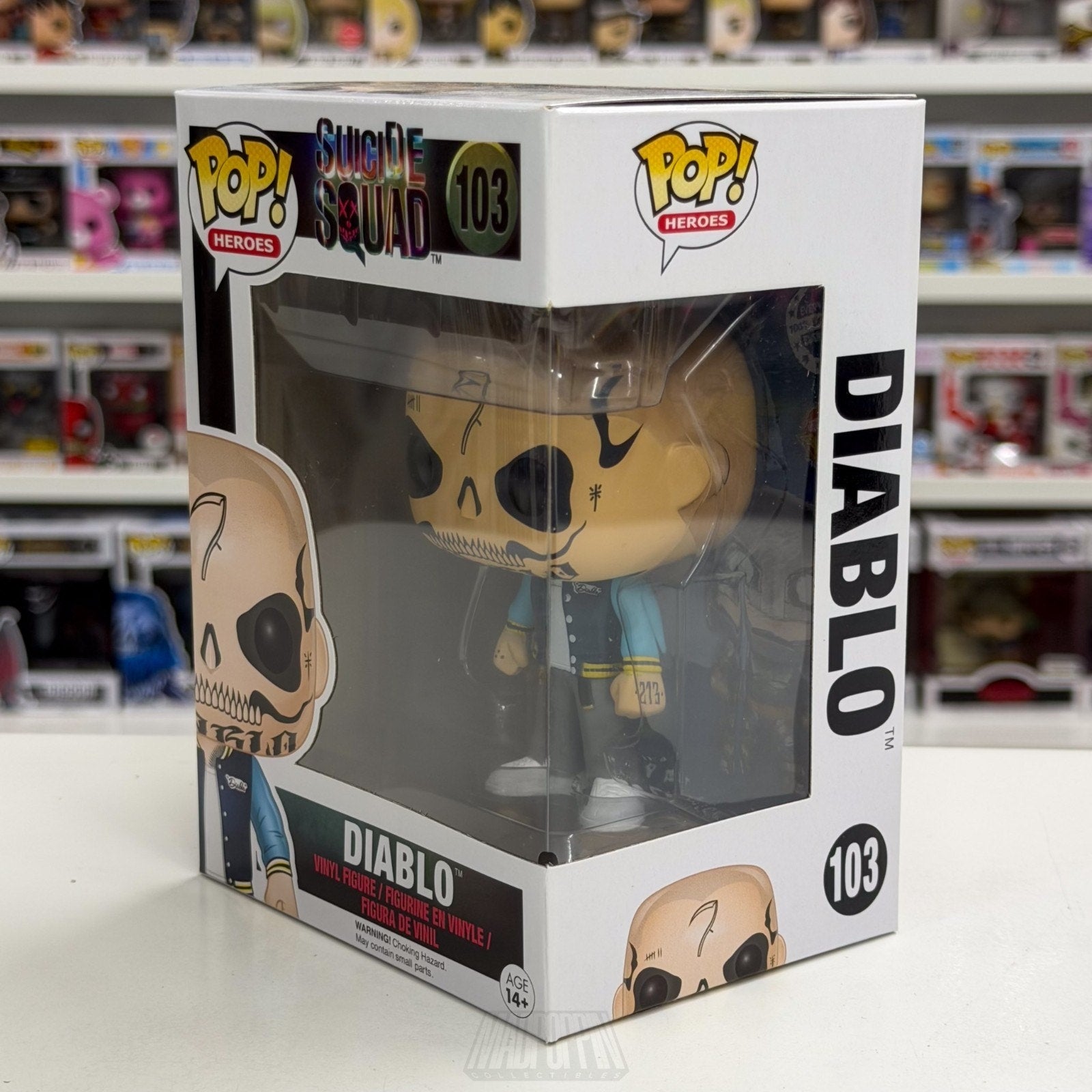 Funko Pop DC Super Heroes Suicide Squad El Diablo 103 Fire Devil Vinyl Figure