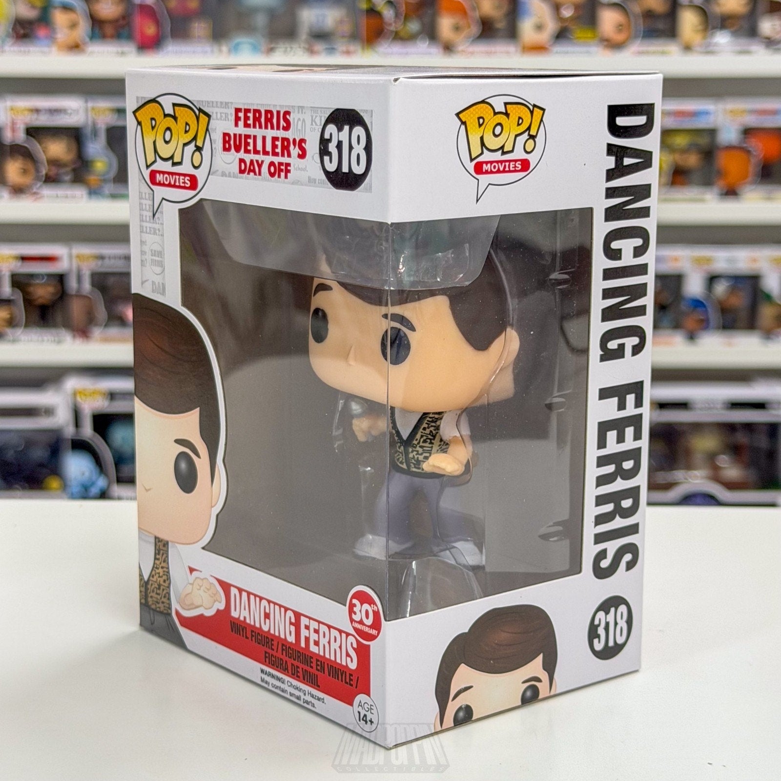 Funko Pop Movies Dancing Ferris Bueller's Day Off 318 Teen Comedy 80s Toy Figure