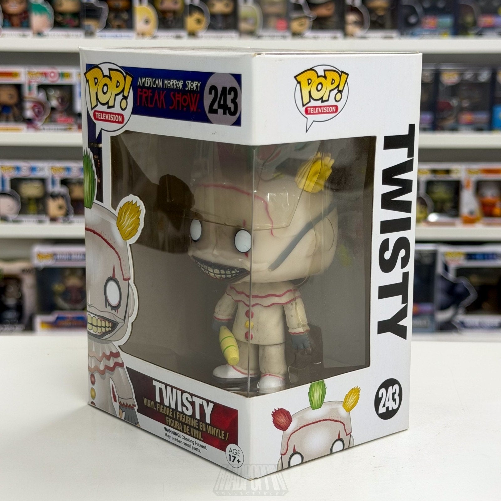 Funko Pop TV American Horror Story Freak Show Twisty 243 AHS Clown Vinyl Figure