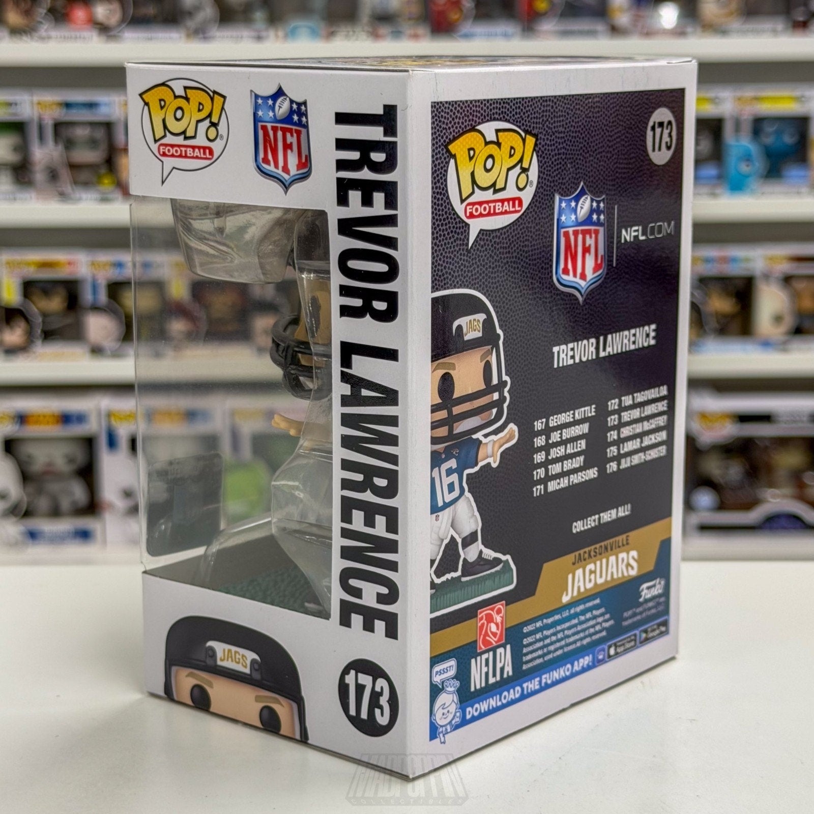 Funko Pop NFL Football Jacksonville Jaguars Trevor Lawrence 173 QB Vinyl Figure