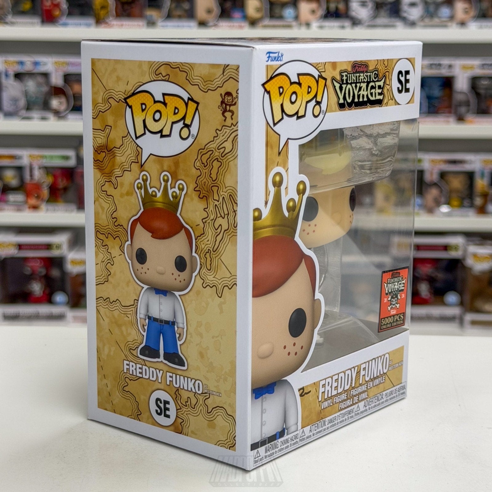 Funko Pop Fundays Funtastic Voyage Freddy as Western Ken SE Barbie Vinyl Figure