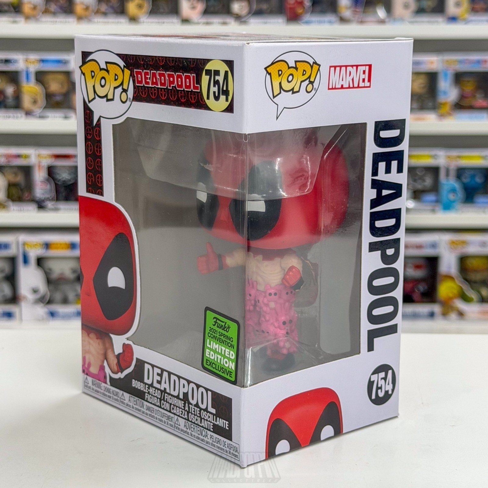 Funko Pop Marvel Deadpool Teddy Pants ECCC Spring Con 754 Antihero Vinyl Figure