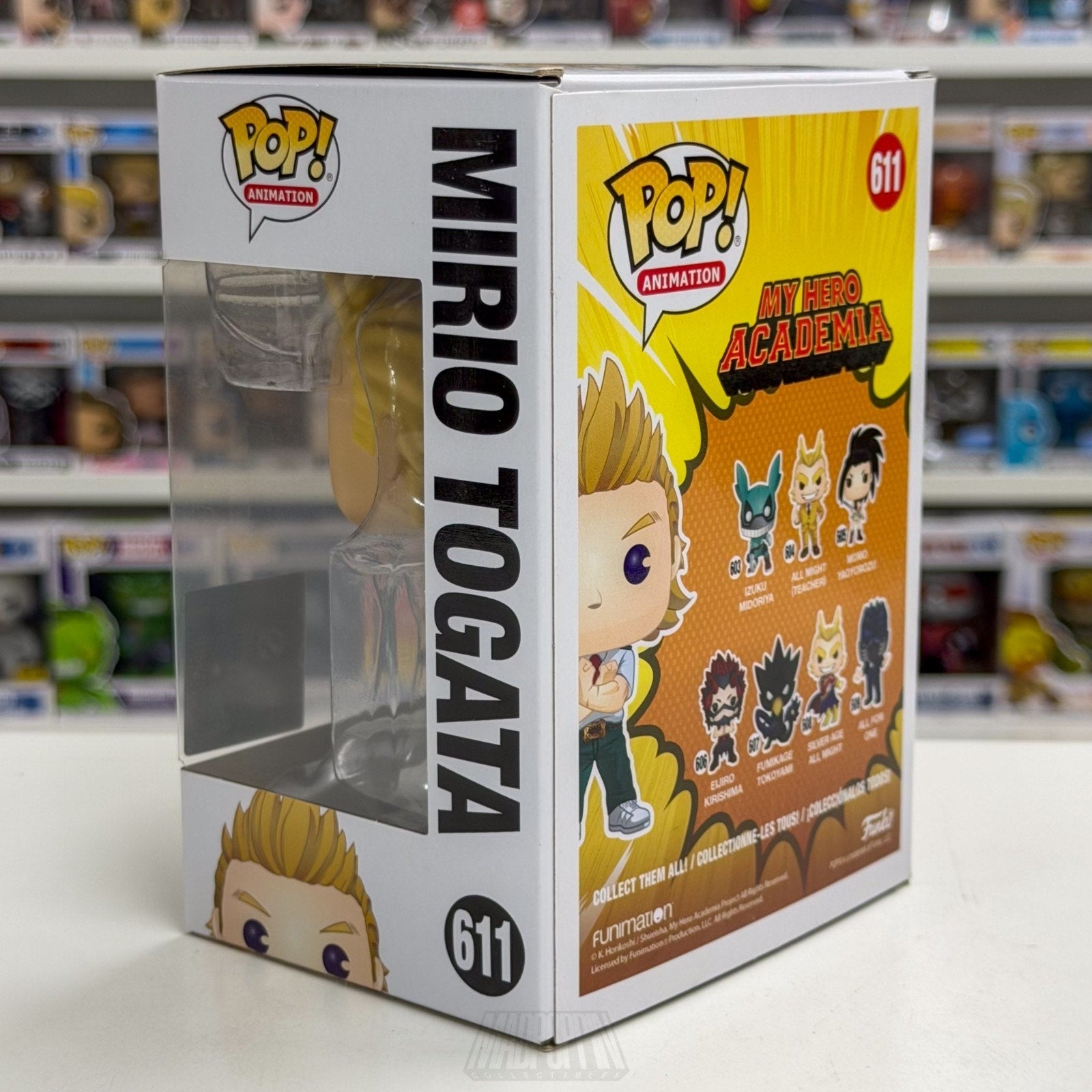 Funko Pop Anime My Hero Academia Mirio Togata Chalice 611 Manga Toy Vinyl Figure