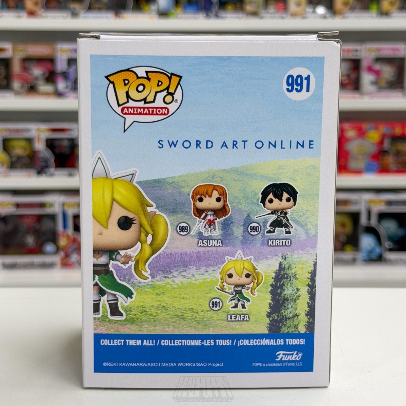 Funko Pop Anime Sword Art Online Leafa Suguha Kirigaya 991 Manga Vinyl Figure
