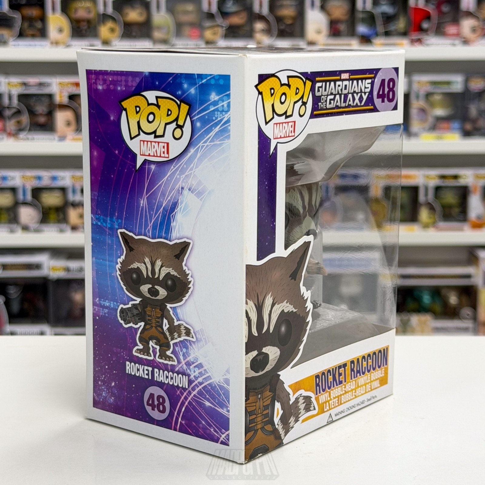 Funko Pop Marvel Guardians of the Galaxy Rocket Raccoon 48 GOTG Toy Vinyl Figure