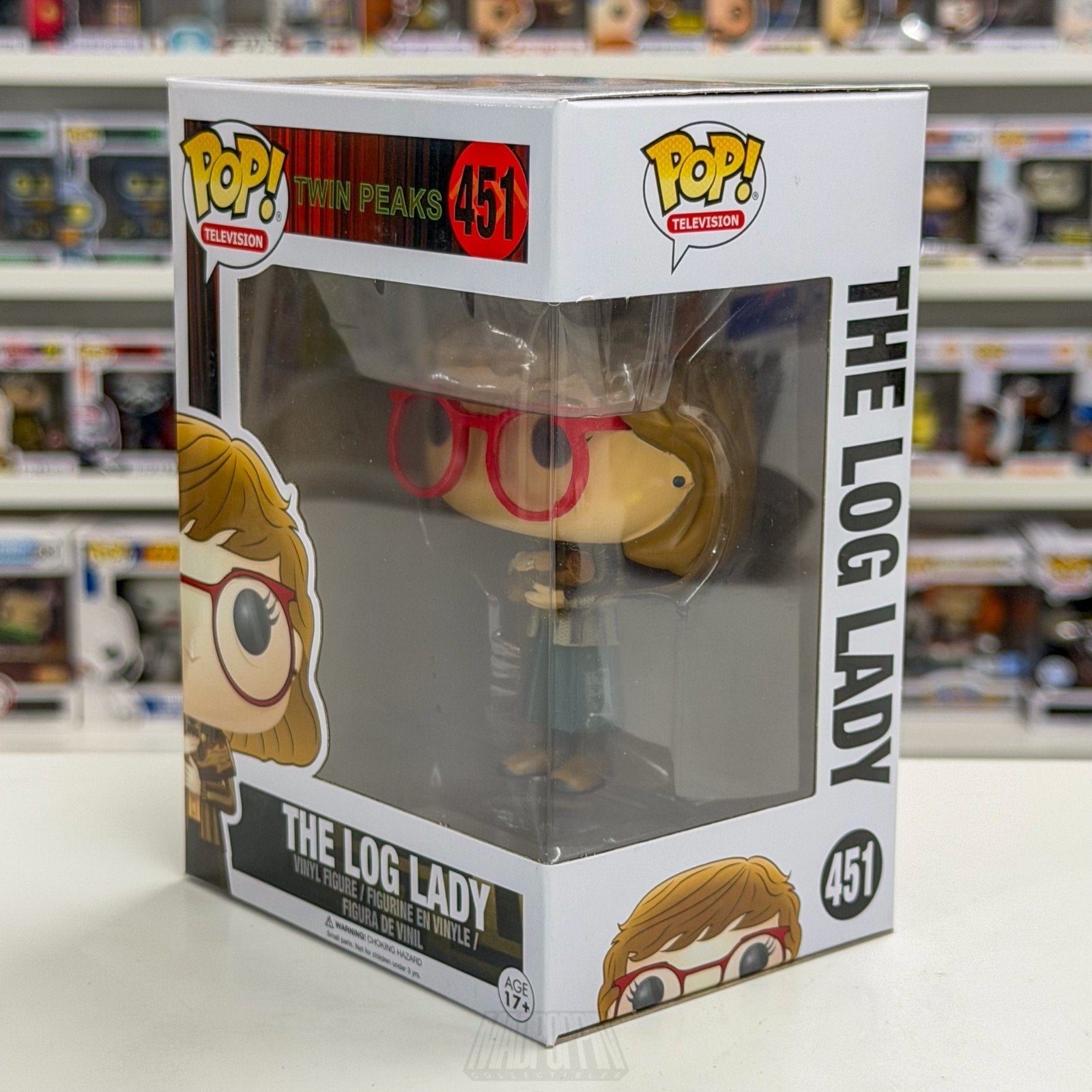 Funko Pop TV Twin Peaks Log Lady Margaret Lanterman 451 Vaulted Rare Toy Figure