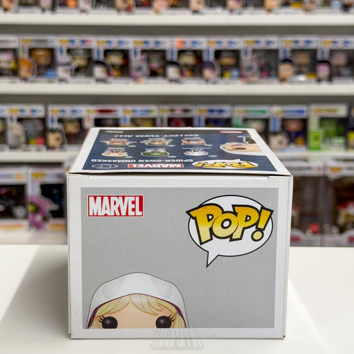 Funko Pop Marvel Spider-Gwen Unmasked Walgreens 152 Spider-Woman Vinyl Figure