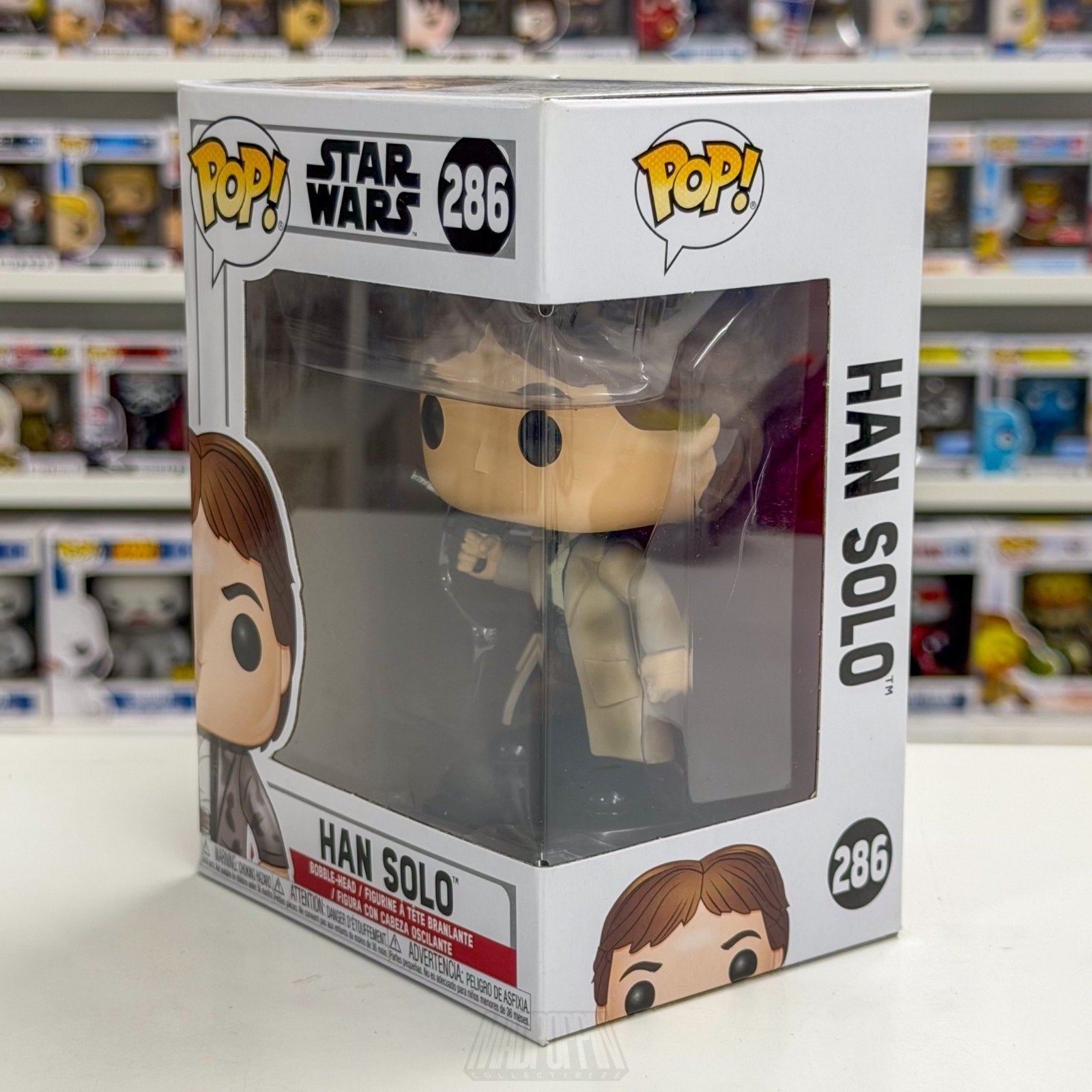 Funko Pop Star Wars Return of the Jedi Han Solo Endor 286 Smuggler Vinyl Figure