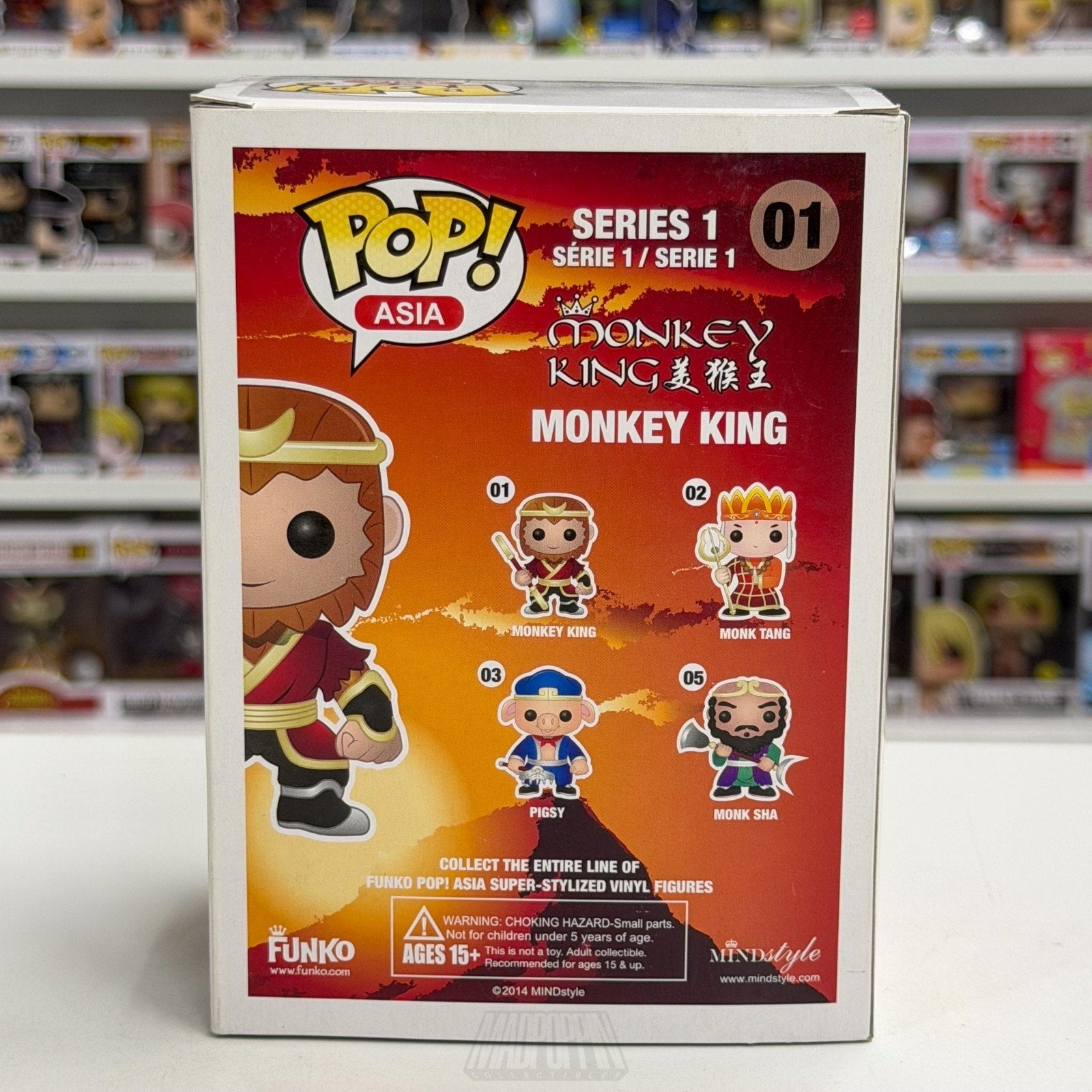 Funko Pop Asia Monkey King 01 MindStyle Chinese Mythology Legend Vinyl Figure