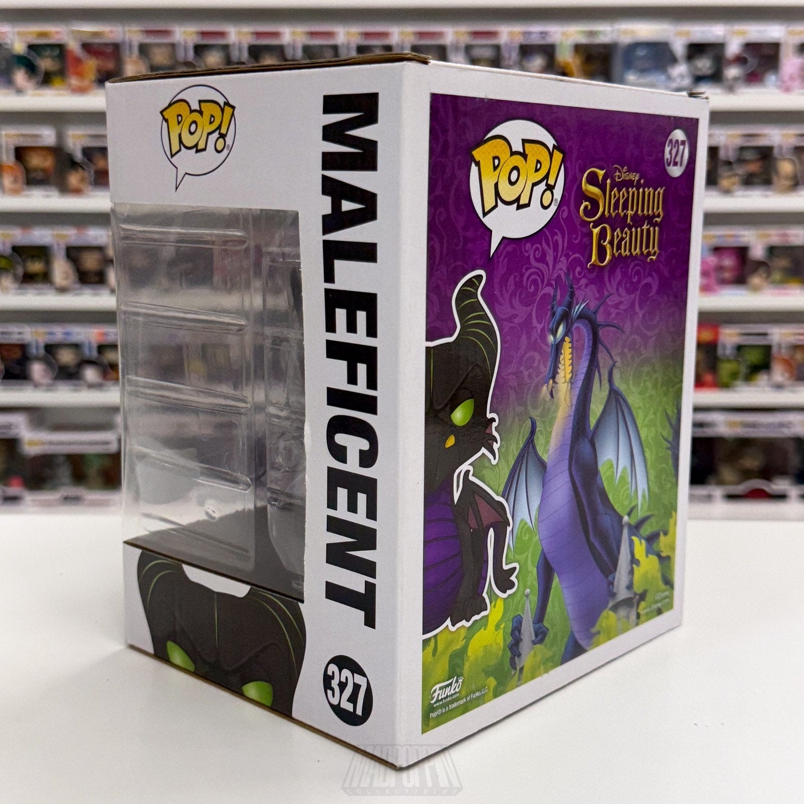 Funko Pop Disney Sleeping Beauty Maleficent 327 Wicked Dragon Vinyl 6" Figure