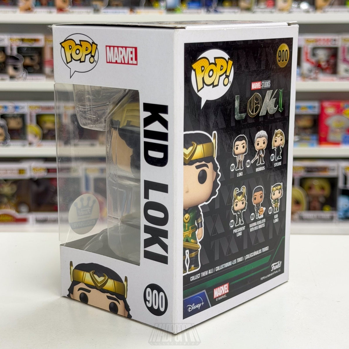 Funko Pop Marvel Studios Kid Loki Exclusive 900 Void Variant TVA Vinyl Figure