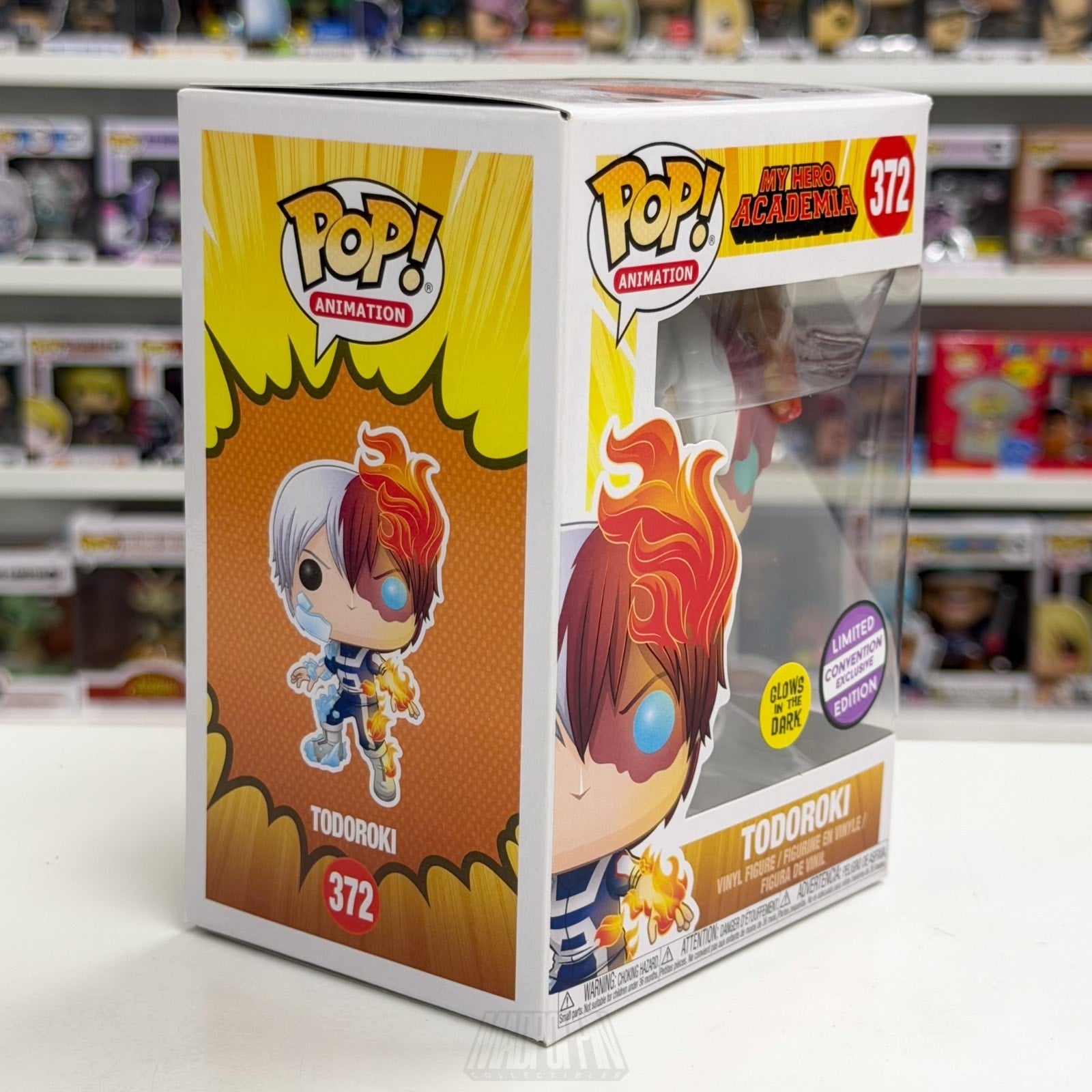 Funko Pop Anime My Hero Academia Todoroki Glow 372 Japan Manga Toy Vinyl Figure