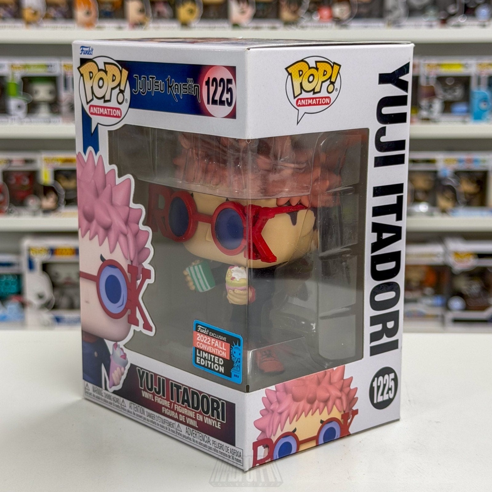Funko Pop Anime Jujutsu Kaisen Yuji Itadori NYCC 1225 Japan Manga Vinyl Figure