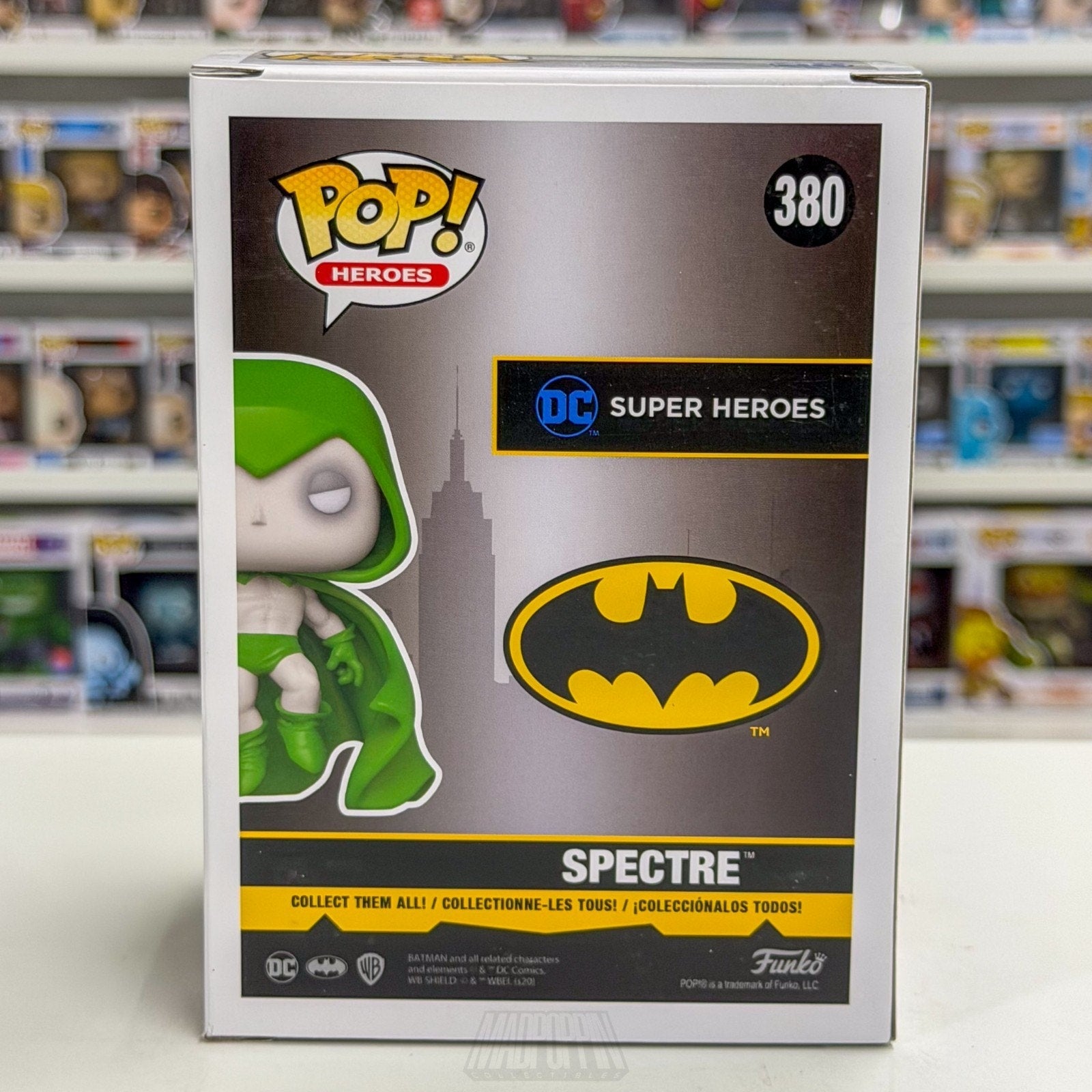 Funko Pop DC Comics Heroes Spectre ECCC Spring Convention 380 Toy Vinyl Figure