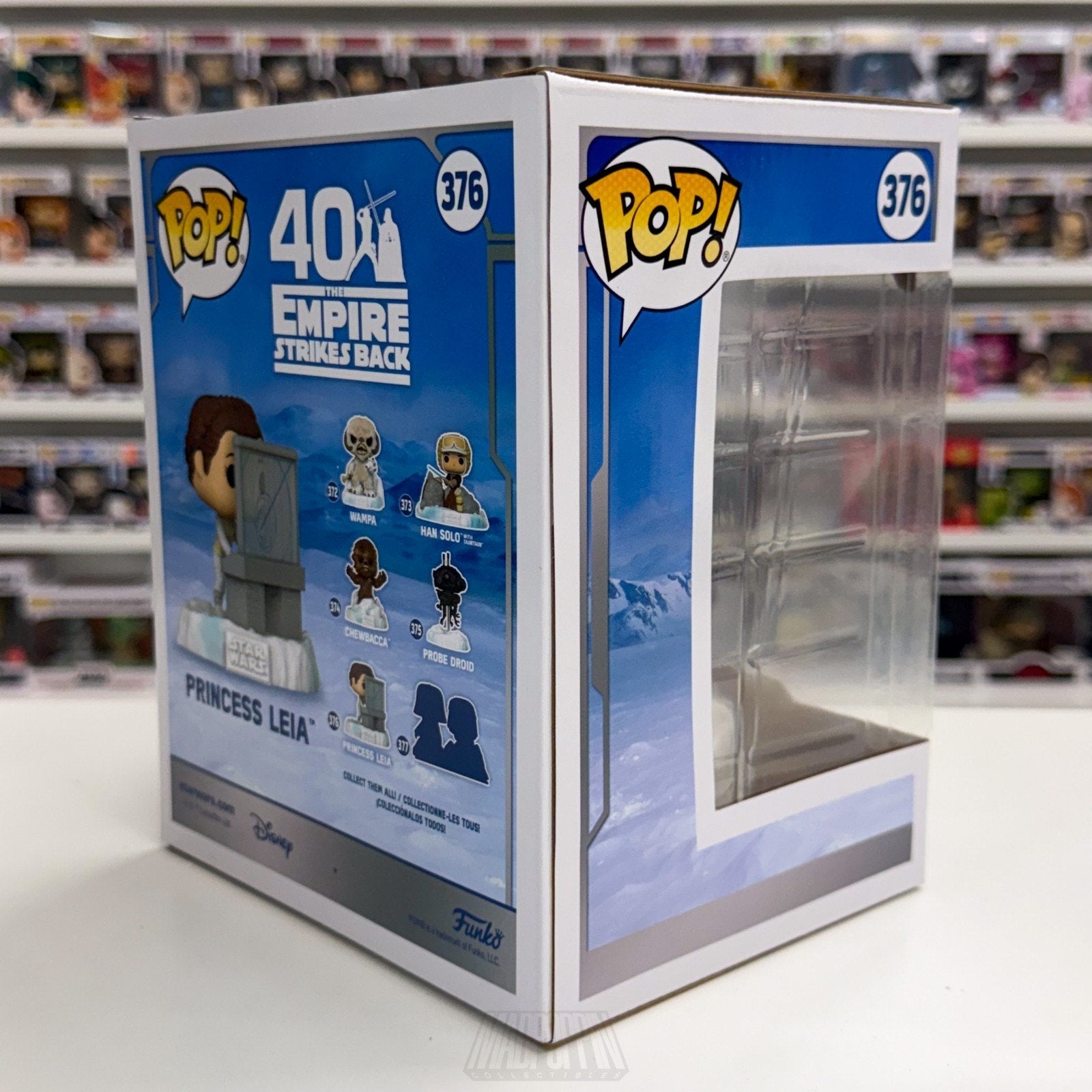 Funko Pop Star Wars Battle Echo Base Princess Leia Amazon 376 ESB Vinyl Figure