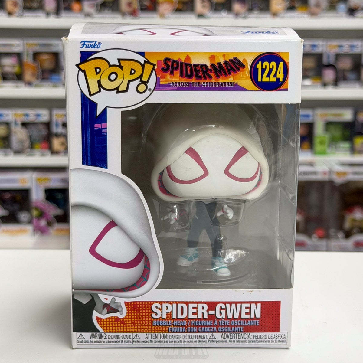 Funko Pop Marvel Across the Spider-Verse Spider-Gwen 1224 MCU Toy Vinyl Figure