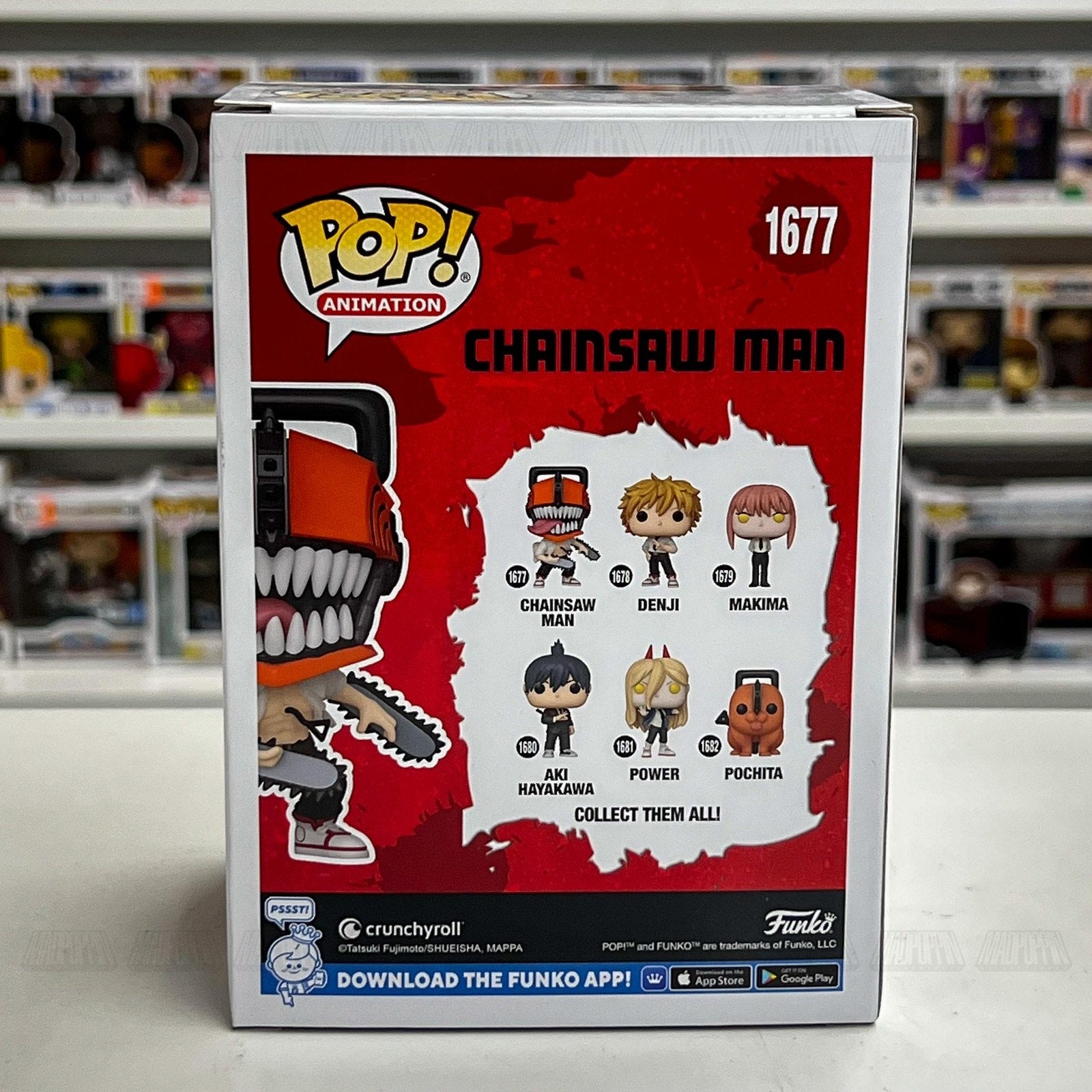 Funko Pop Anime Chainsaw Man 1677 Denji Japanese Horror Manga Toy Vinyl Figure