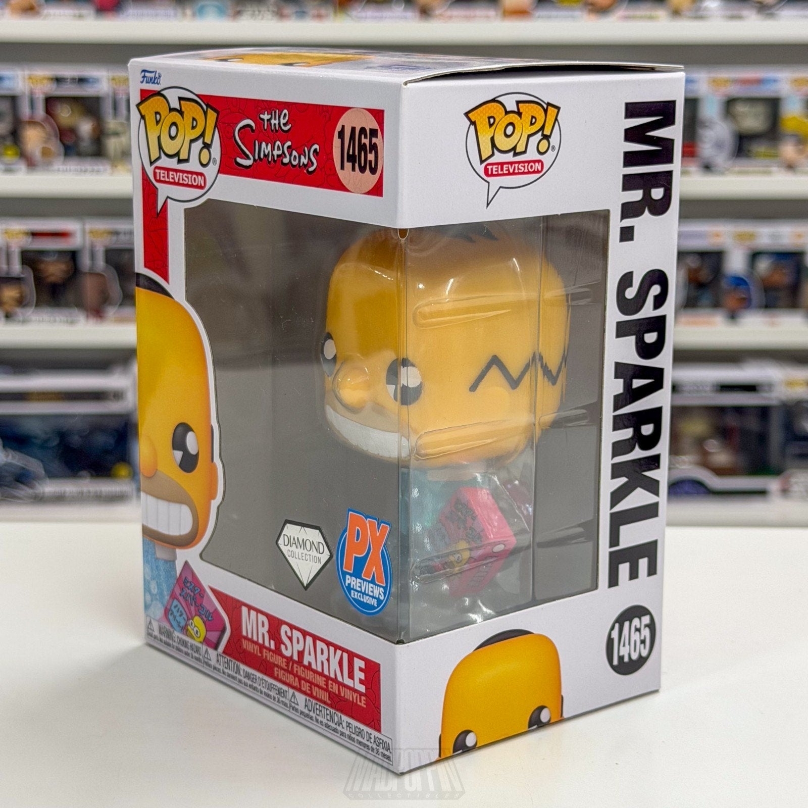Funko Pop Television The Simpsons Mr. Sparkle Homer PX 1465 Toy Vinyl Figure