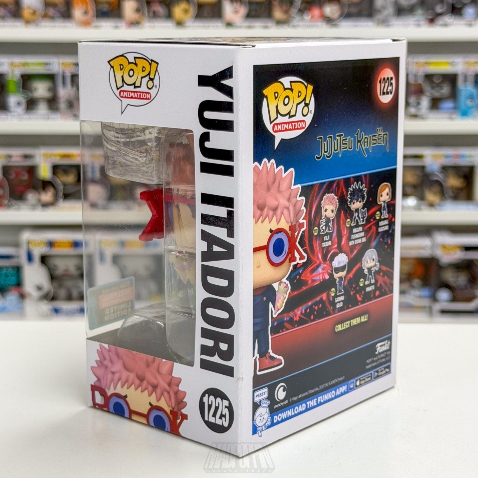 Funko Pop Anime Jujutsu Kaisen Yuji Itadori NYCC 1225 Japan Manga Vinyl Figure