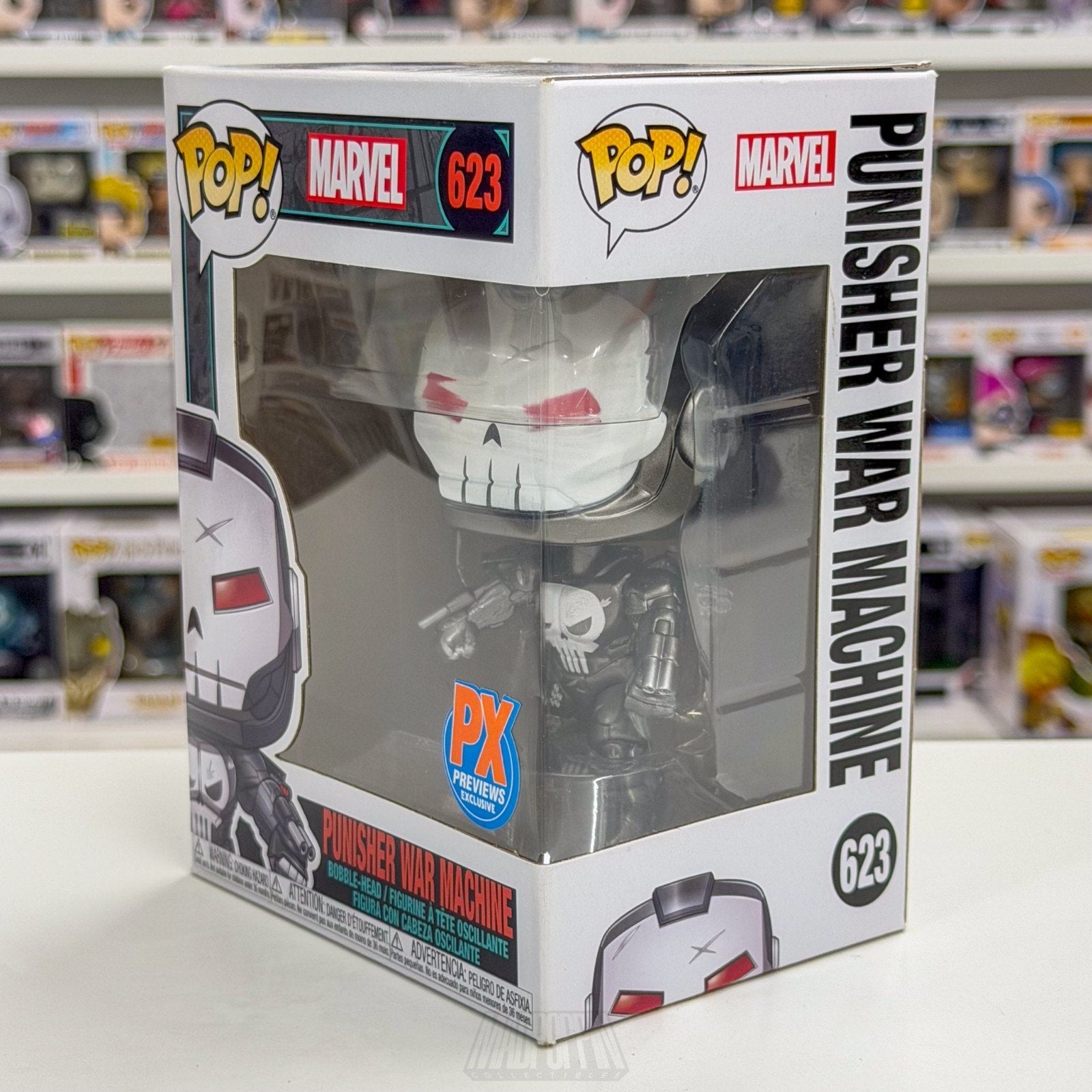 Funko Pop Marvel Punisher War Machine Metallic 623 Frank Castle Toy Vinyl Figure