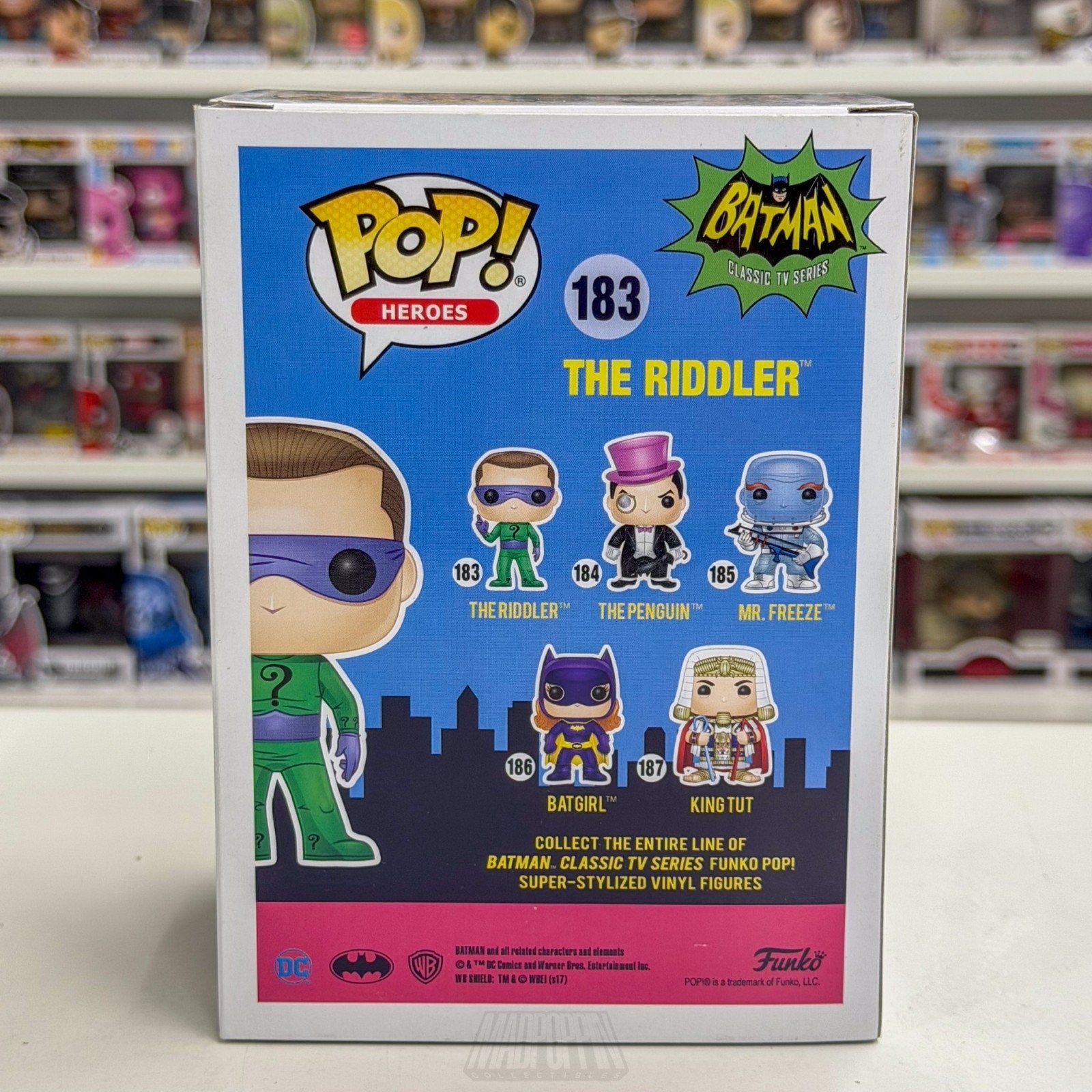 Funko Pop DC Heroes Batman Classic TV Series The Riddler 183 Toy Vinyl Figure