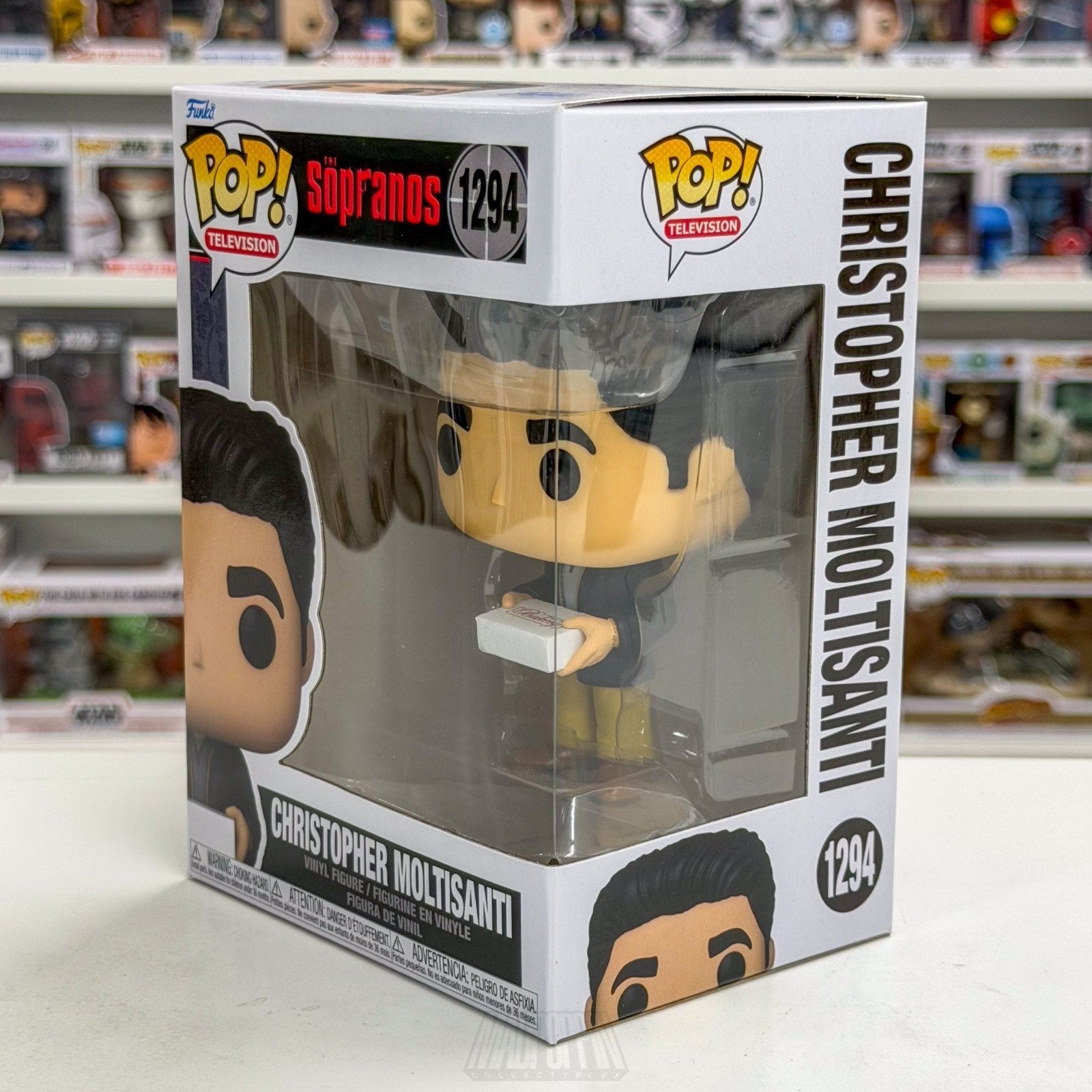 Funko Pop TV Sopranos Christopher Moltisanti 1294 Crime Mafia Toy Vinyl Figure