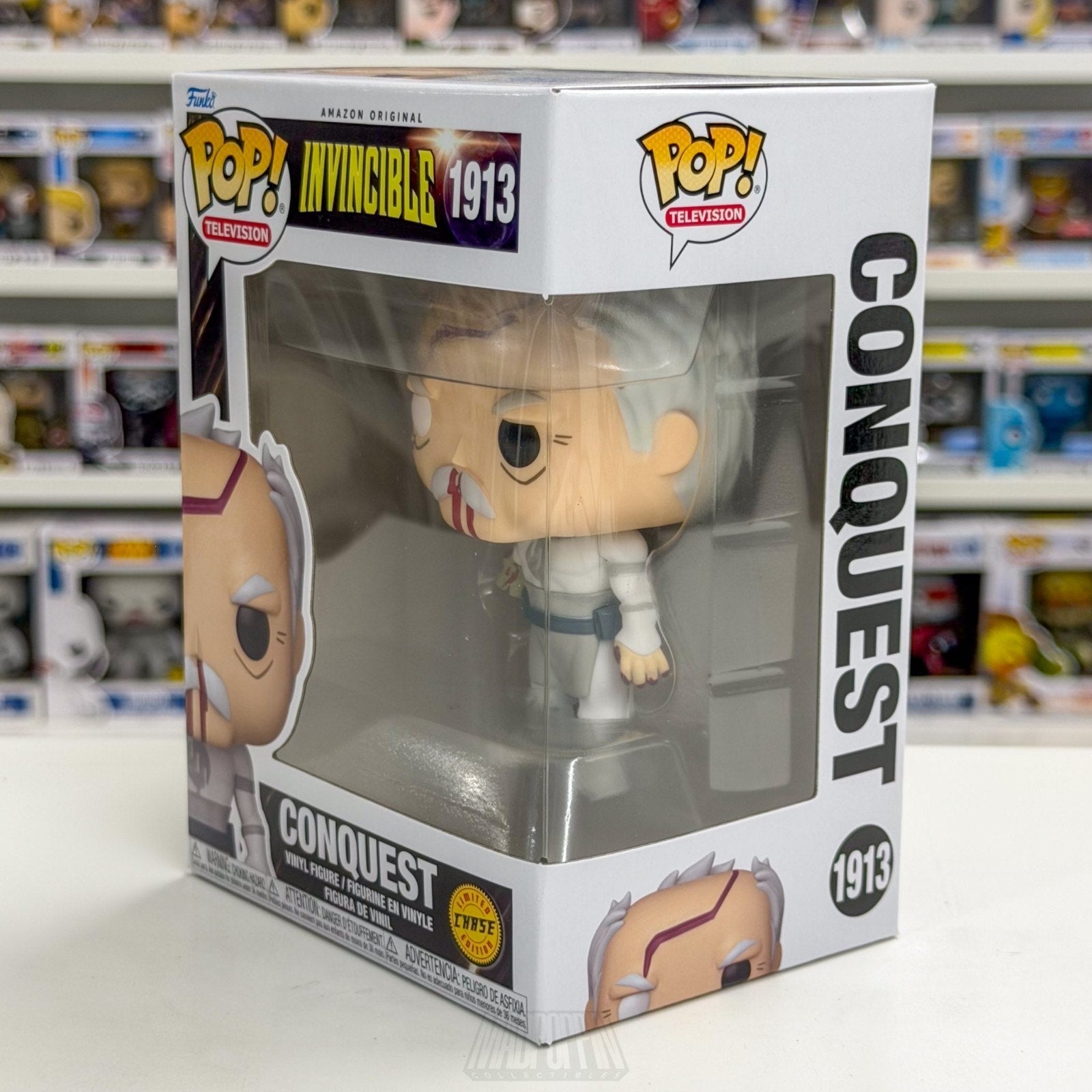 Funko Pop TV Invincible Conquest Damaged Arm Chase 1913 Viltrumite Vinyl Figure