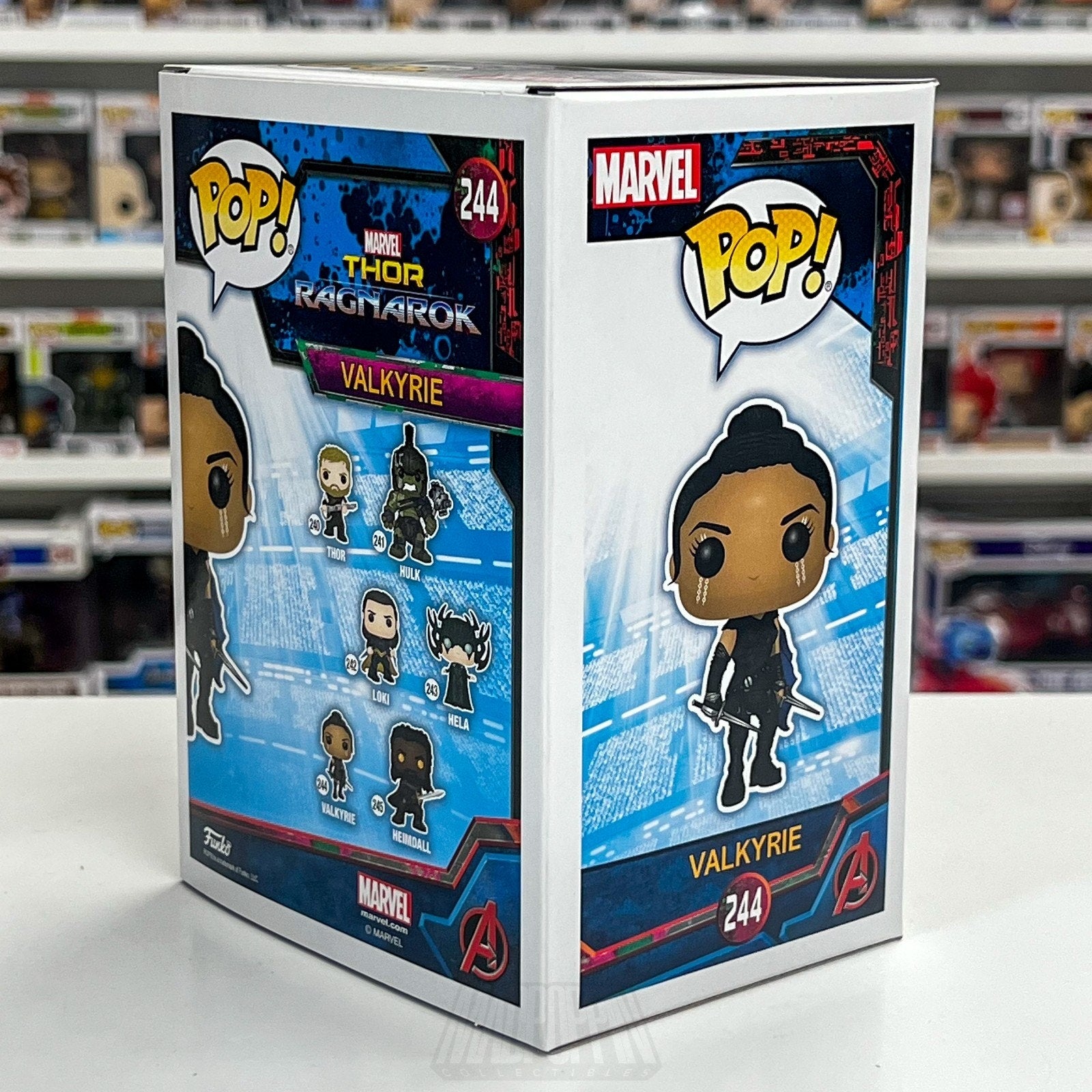 Funko Pop Marvel Thor Ragnarok Valkyrie 244 Asgardian MCU Toy Vinyl Figure