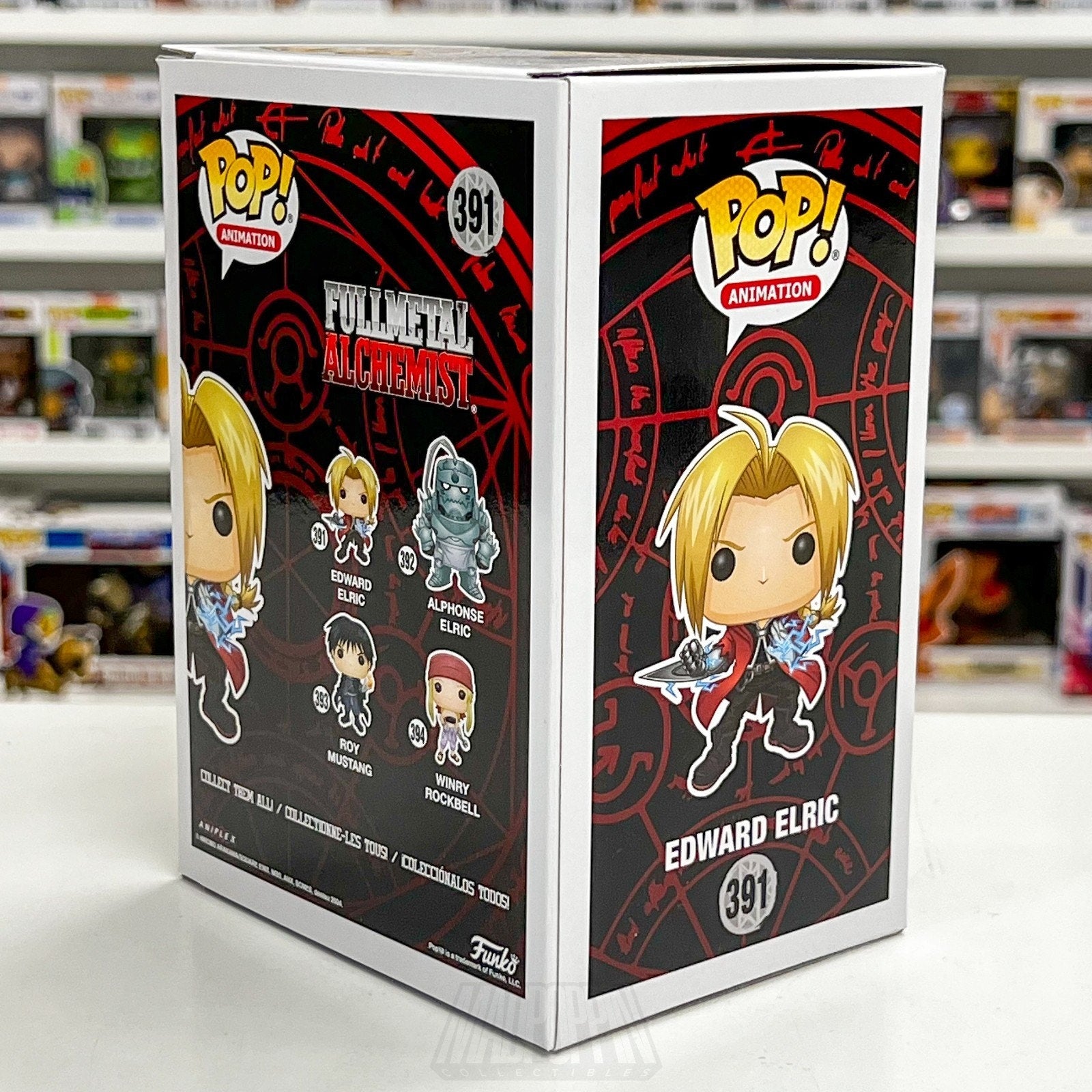Funko Pop Anime Fullmetal Alchemist Edward Elric 391 Manga Toy Vinyl Figure