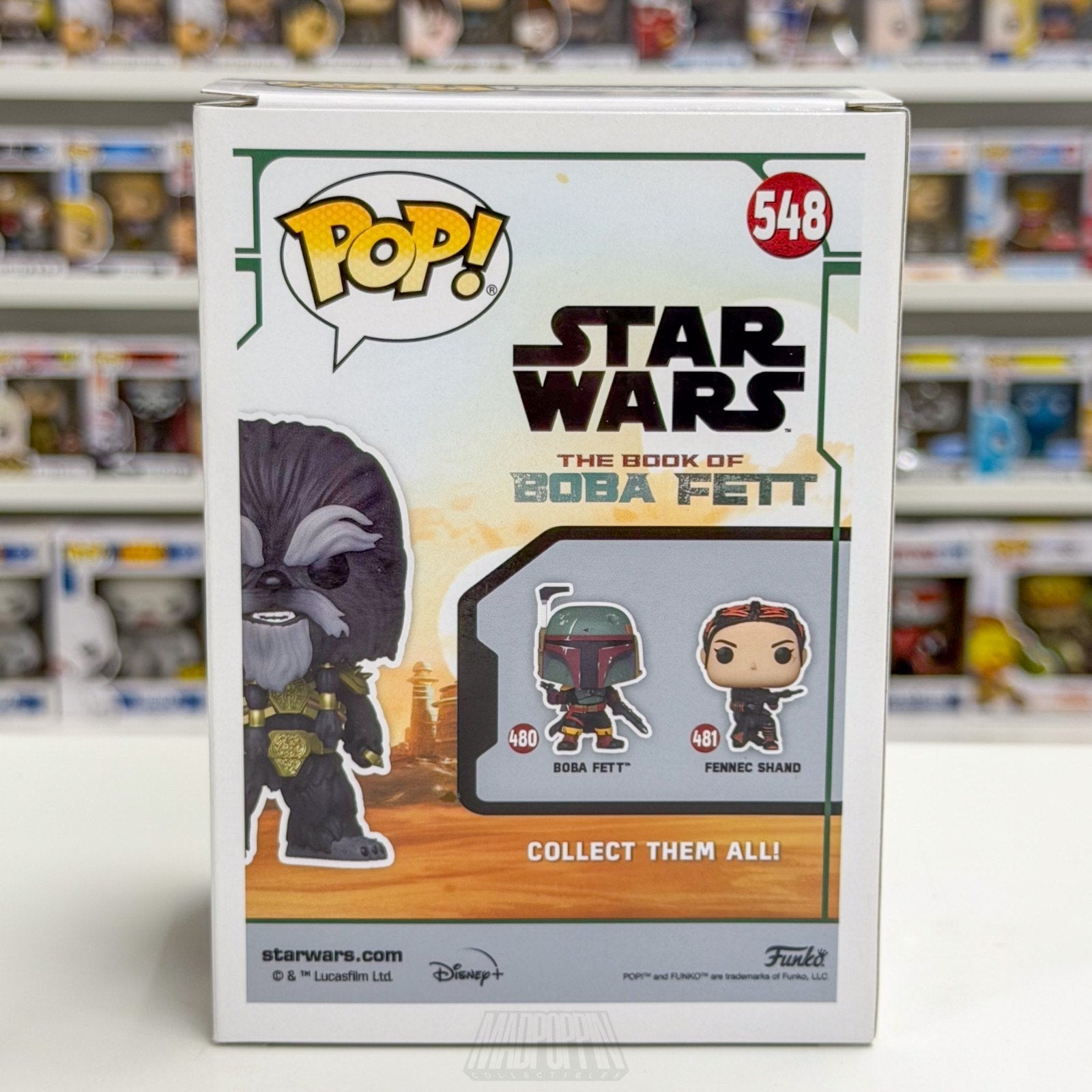 Funko Pop Star Wars Book of Boba Fett Krrsantan Flocked SDCC 548 Vinyl Figure