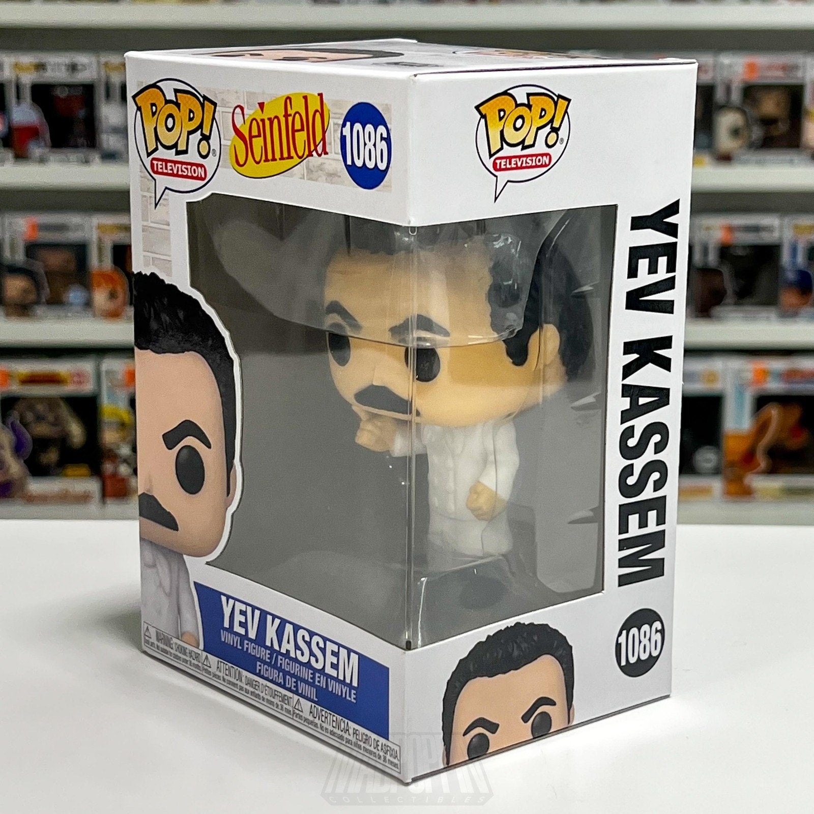 Funko Pop TV Seinfeld Yev Kassem Soup Nazi 1086 Comedy Sitcom Toy Vinyl Figure
