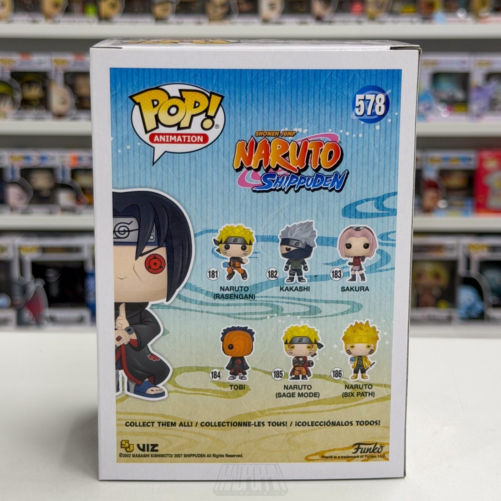 Funko Pop Anime Naruto Itachi Uchiha Alliance Entertainment 578 Toy Vinyl Figure