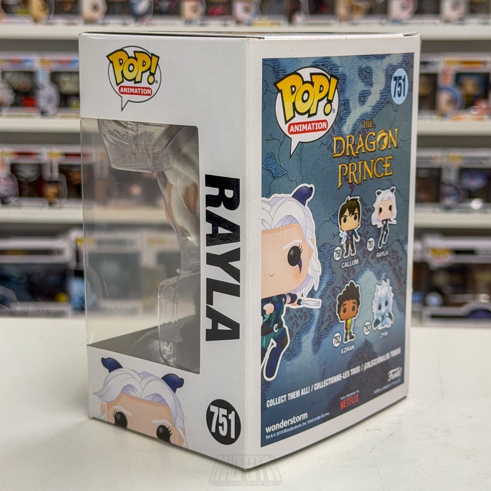 Funko Pop Animation The Dragon Prince Rayla 751 Netflix Fantasy Toy Vinyl Figure