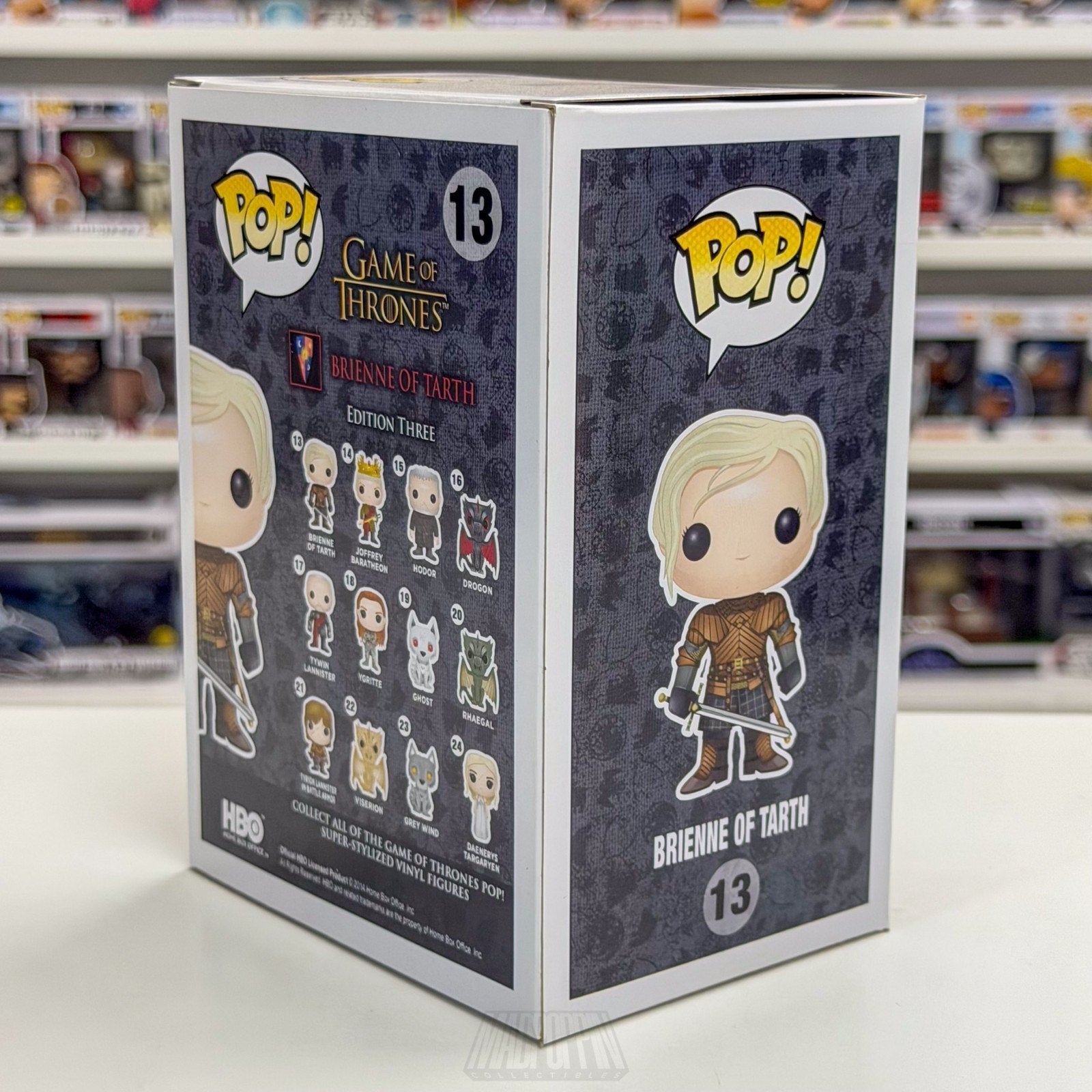 Funko Pop TV HBO Game of Thrones Brienne of Tarth 13 Knight Fantasy Vinyl Figure