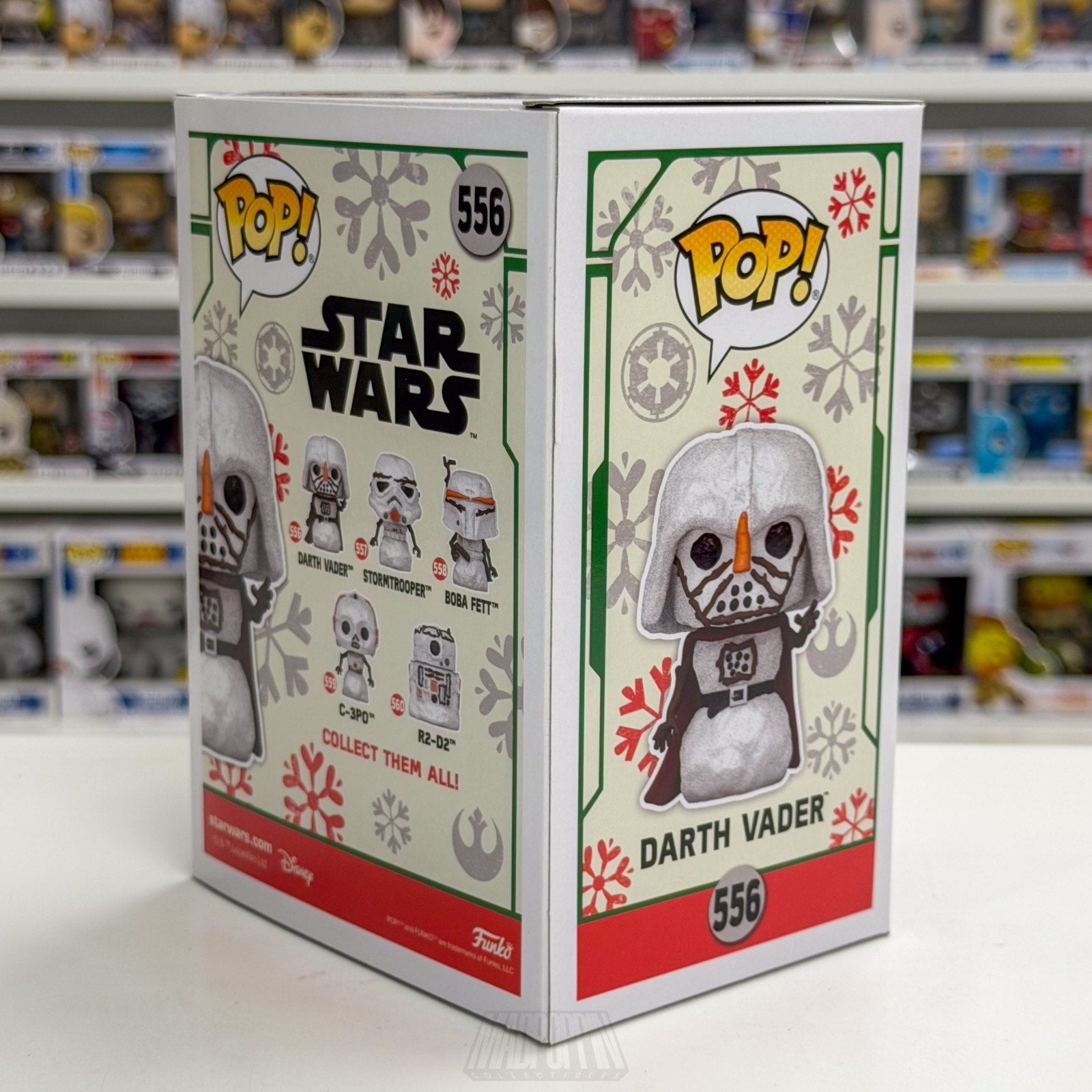 Funko Pop Star Wars Darth Vader Christmas Snowman 556 Sith Jedi Toy Vinyl Figure