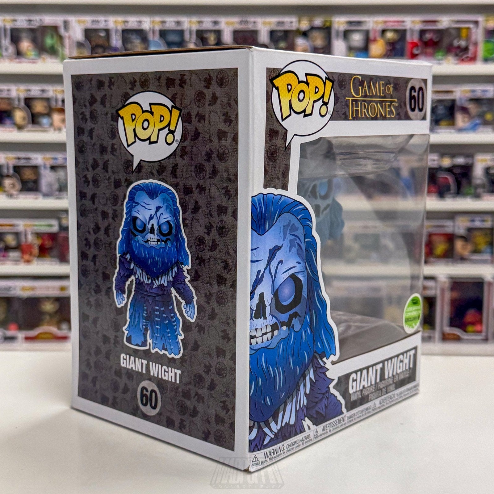 Funko Pop TV HBO Game of Thrones Giant Wight ECCC 60 Dead Wildling Vinyl Figure