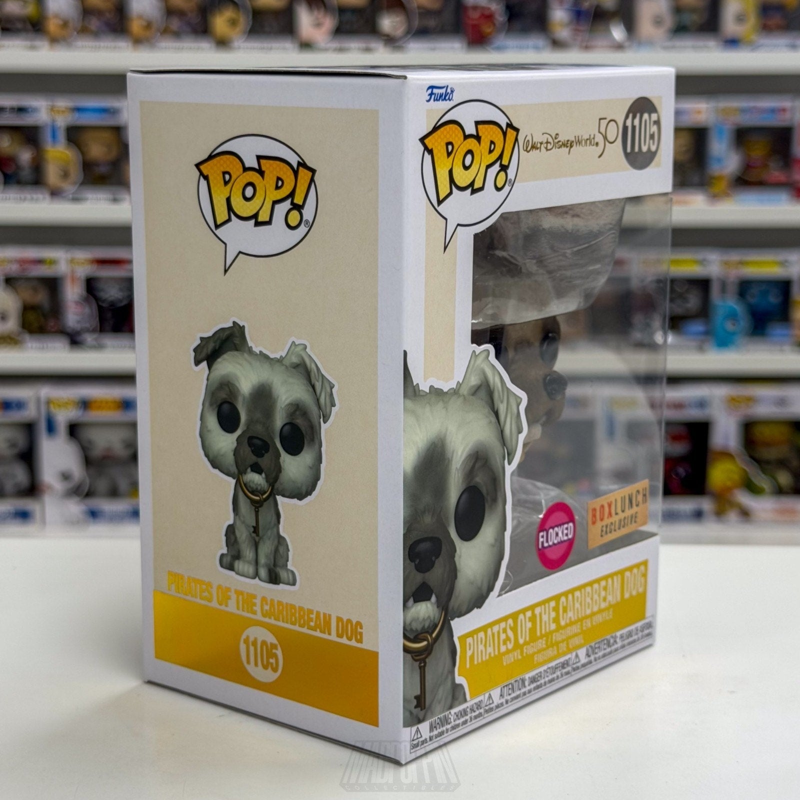 Funko Pop Walt Disney World Pirates of the Caribbean Dog Flocked 1105 Toy Figure