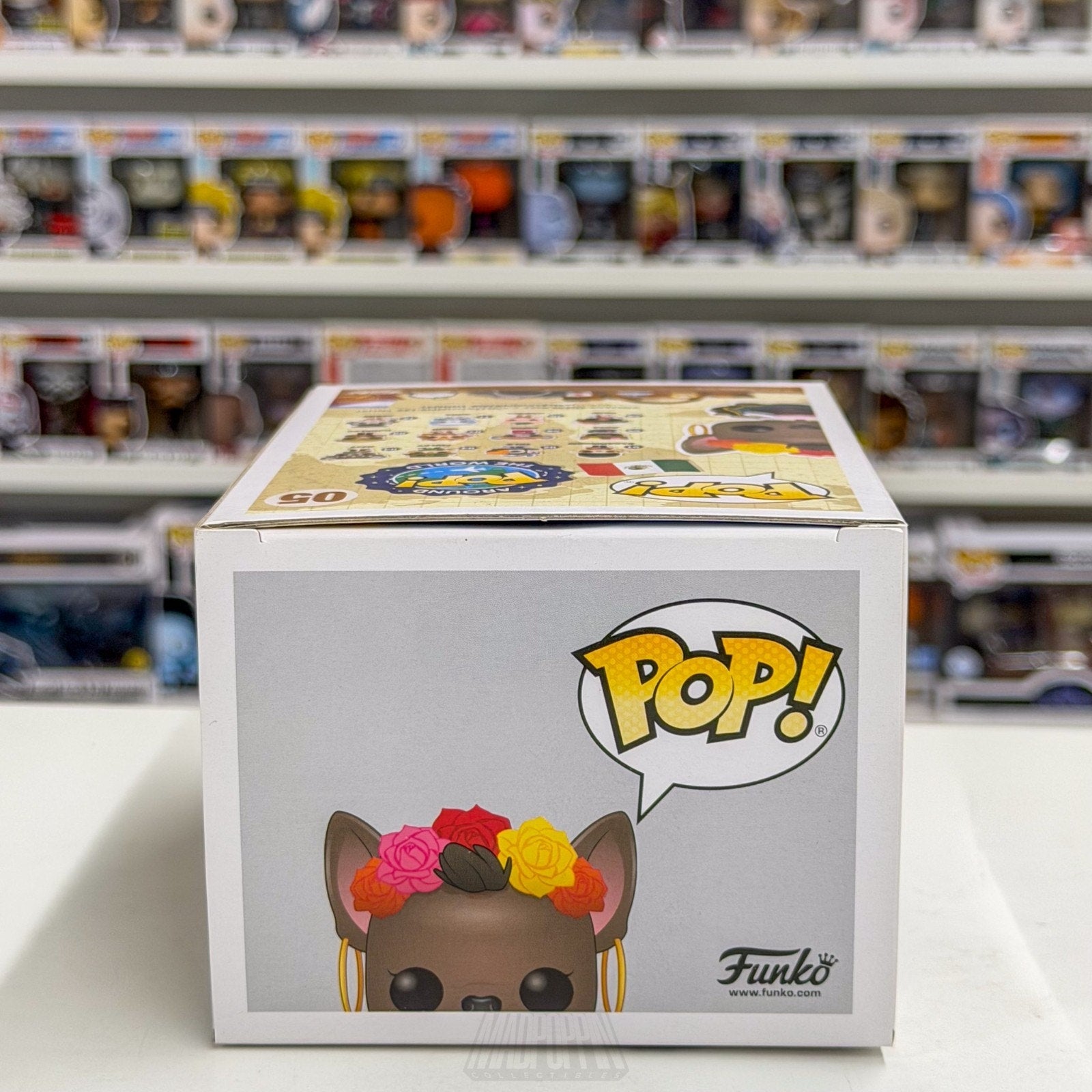 Funko Pop Around the World Mexico Rosa w/Pin 05 Xoloitzcuintli Toy Vinyl Figure
