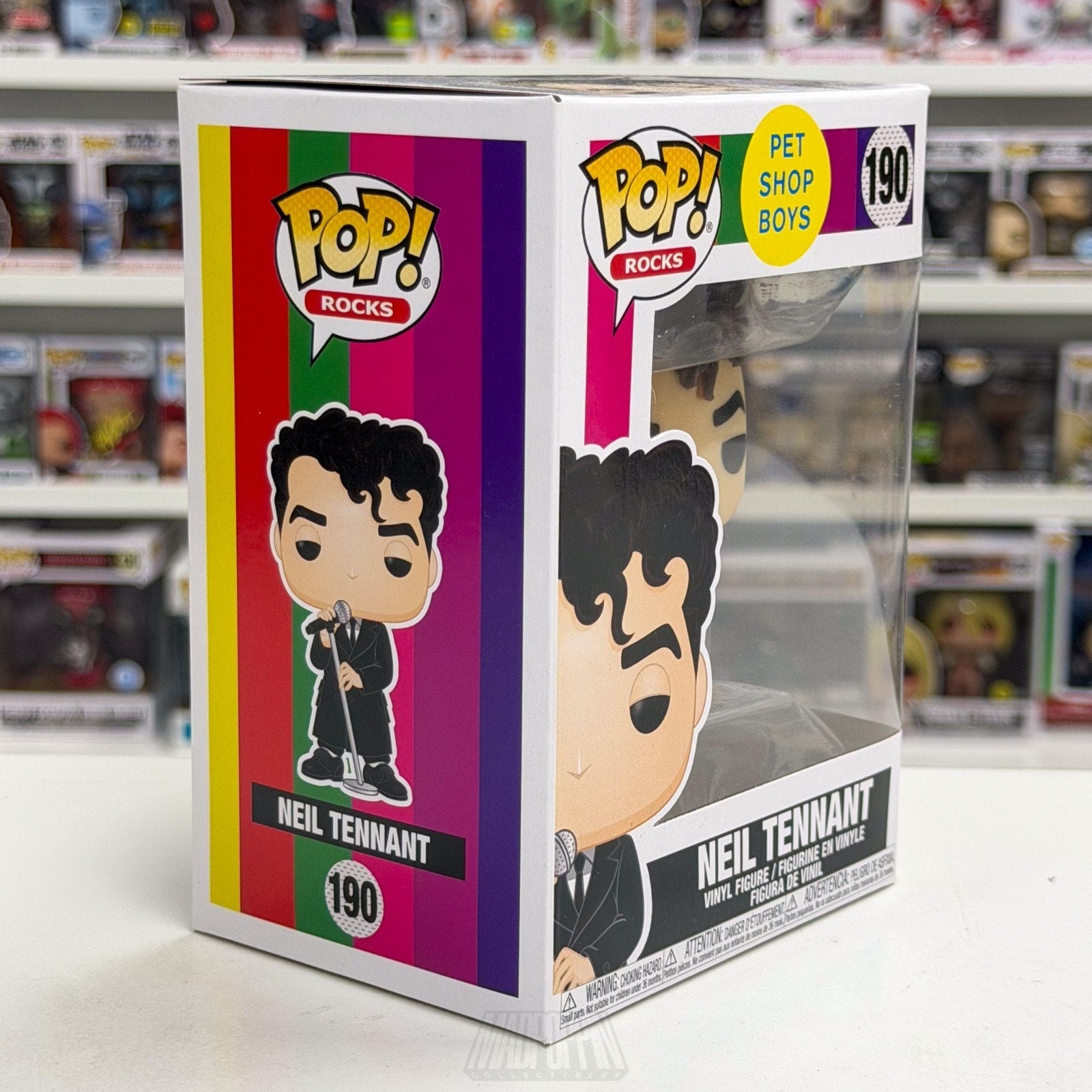 Funko Pop Rocks Pet Shop Boys Neil Tennant 190 New Wave 80s Music Vinyl Figure