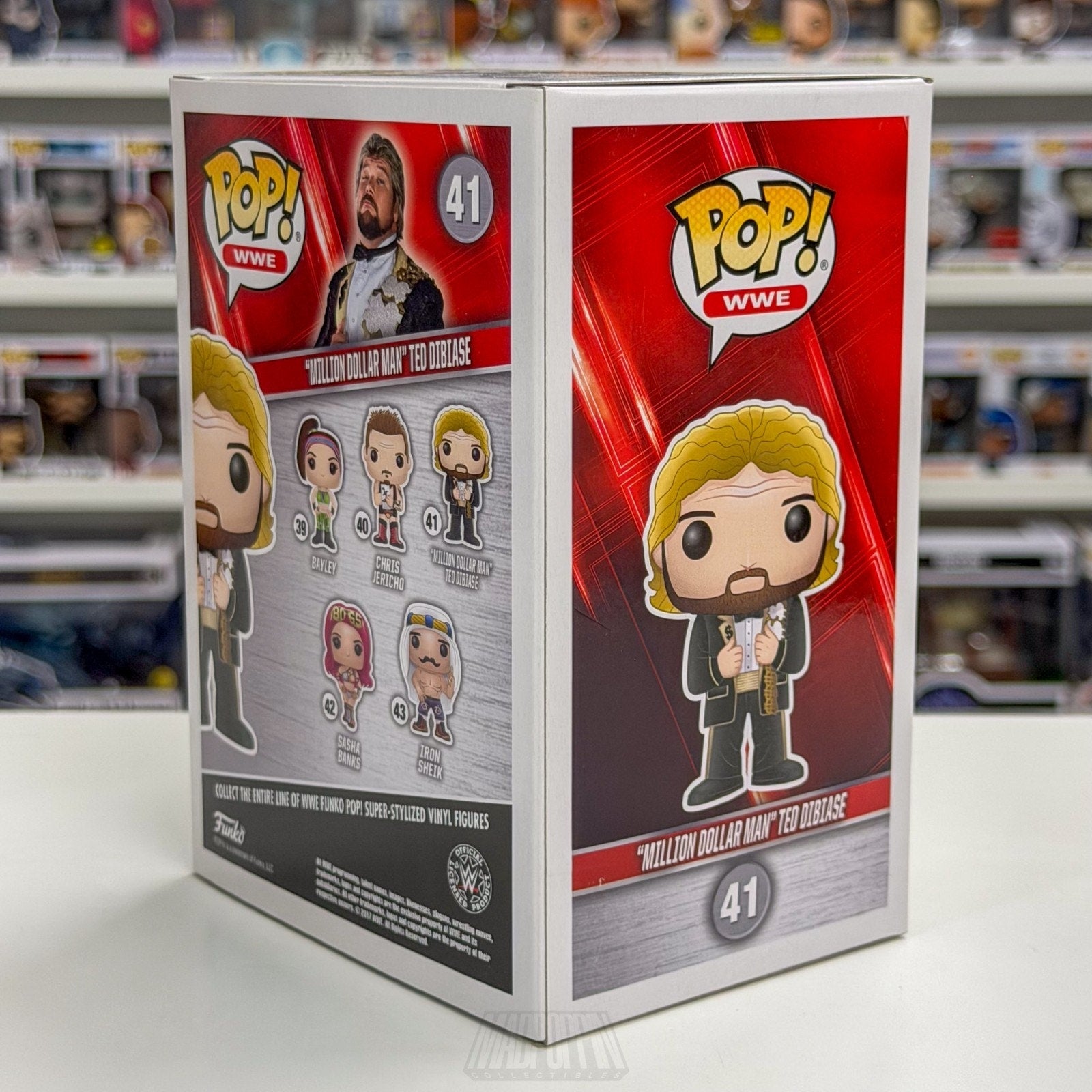 Funko Pop WWE Million Dollar Man Ted DiBiase 41 WWF Wrestling Toy Vinyl Figure