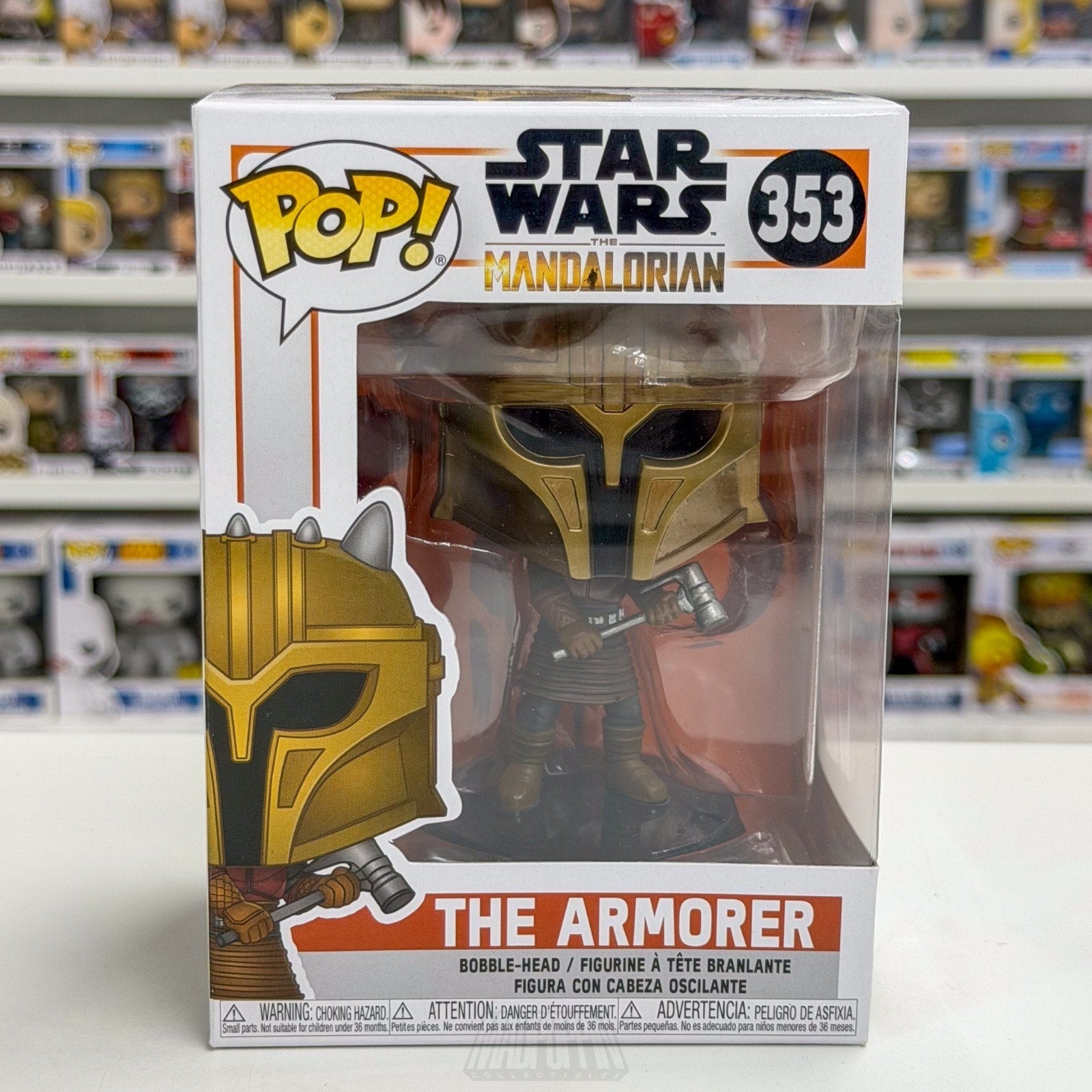 Funko Pop Star Wars Mandalorian The Armorer 353 Mandalore Tribe Toy Vinyl Figure