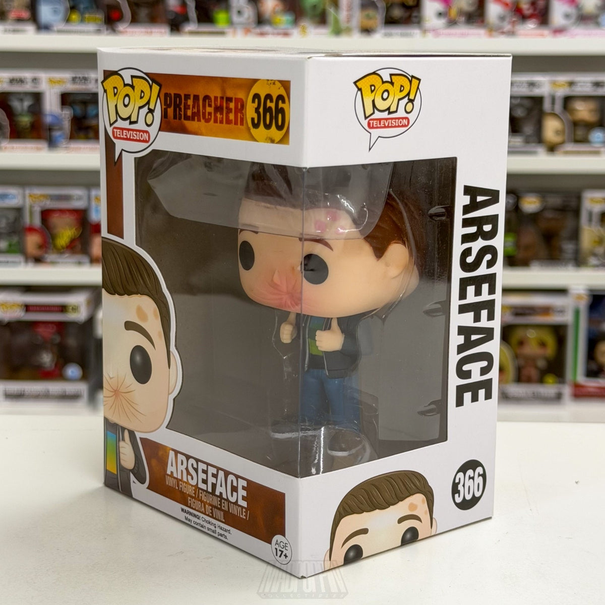 Funko Pop TV Preacher Arseface 366 AMC Supernatural Adventure DC Vinyl Figure