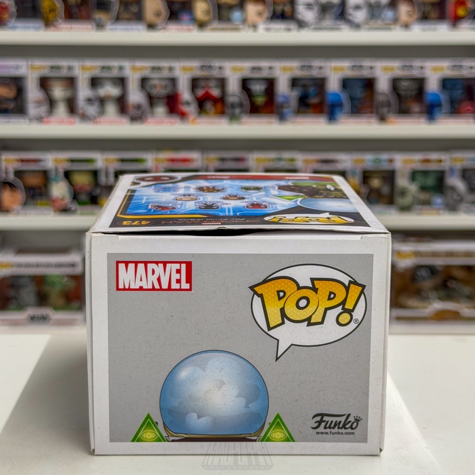 Funko Pop Marvel Spider-Man Far From Home Mysterio Glow Walmart 473 Vinyl Figure