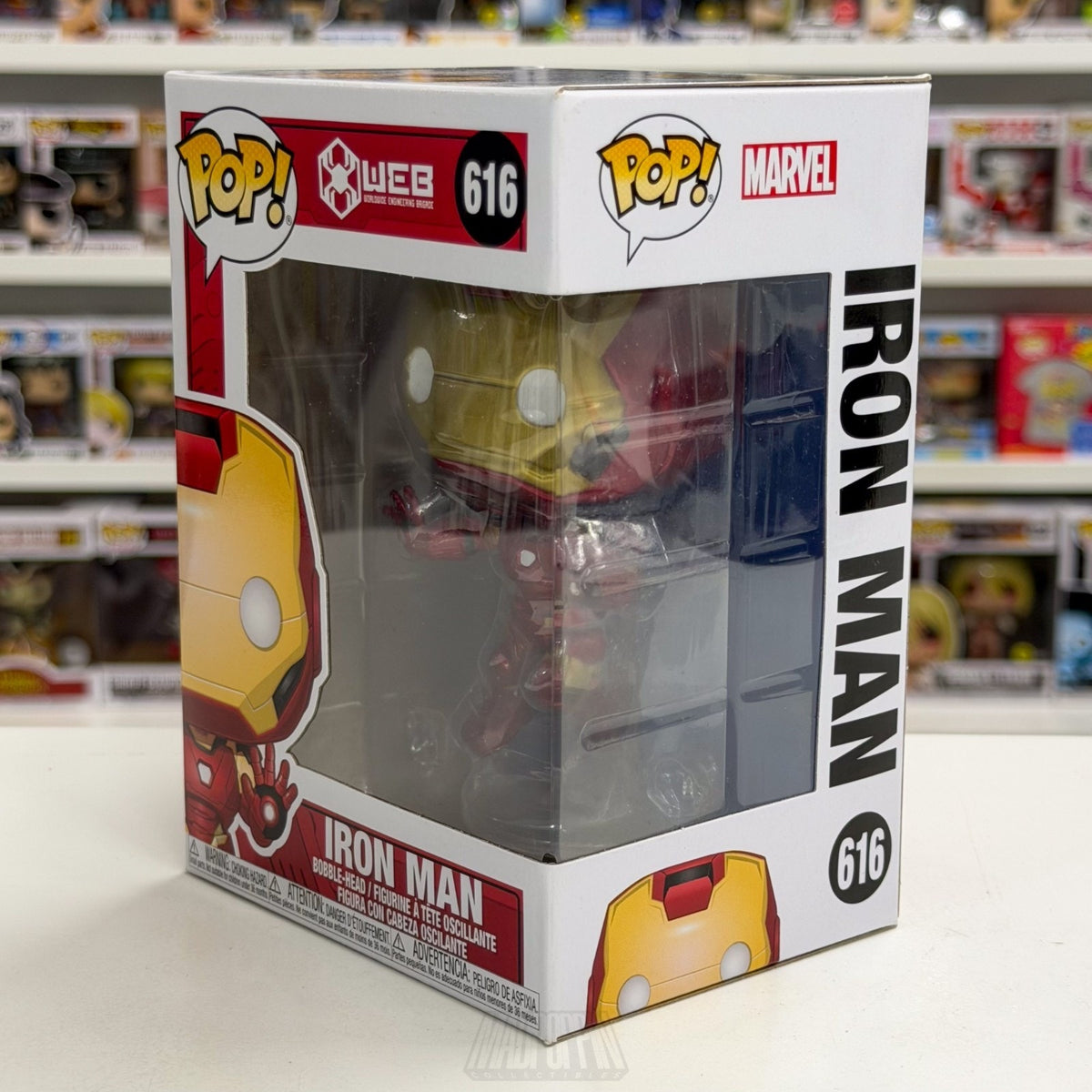 Funko Pop Marvel WEB Iron Man Disney Park Exclusive 616 Superhero Vinyl Figure