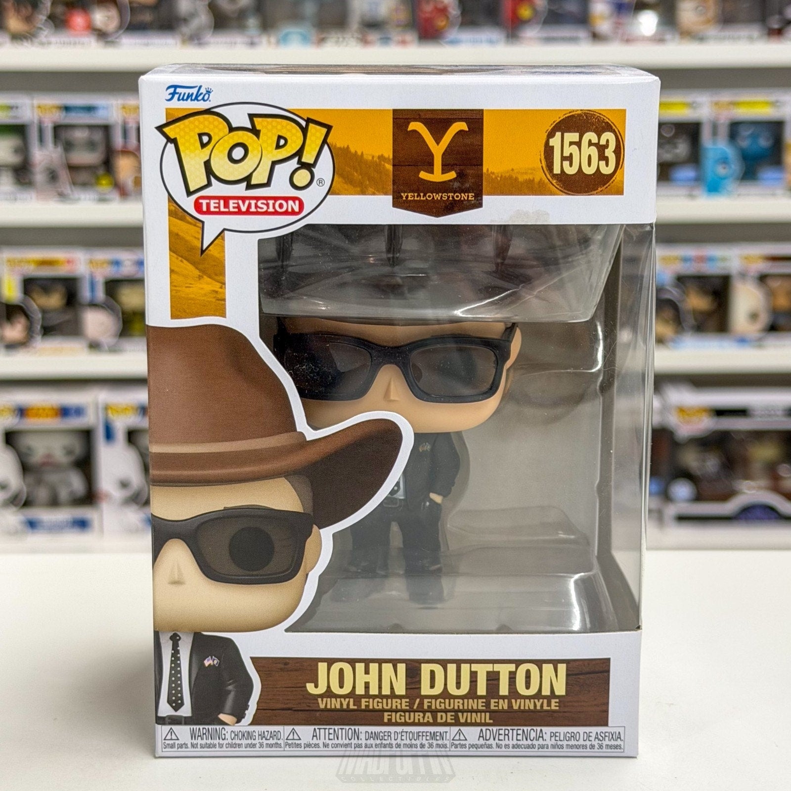 Funko Pop TV Yellowstone John Dutton 1563 Neo Western Drama Show Vinyl Figure