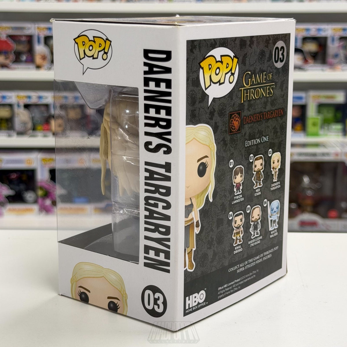Funko Pop TV HBO Game of Thrones Daenerys Targaryen w/Dragon 03 Toy Vinyl Figure