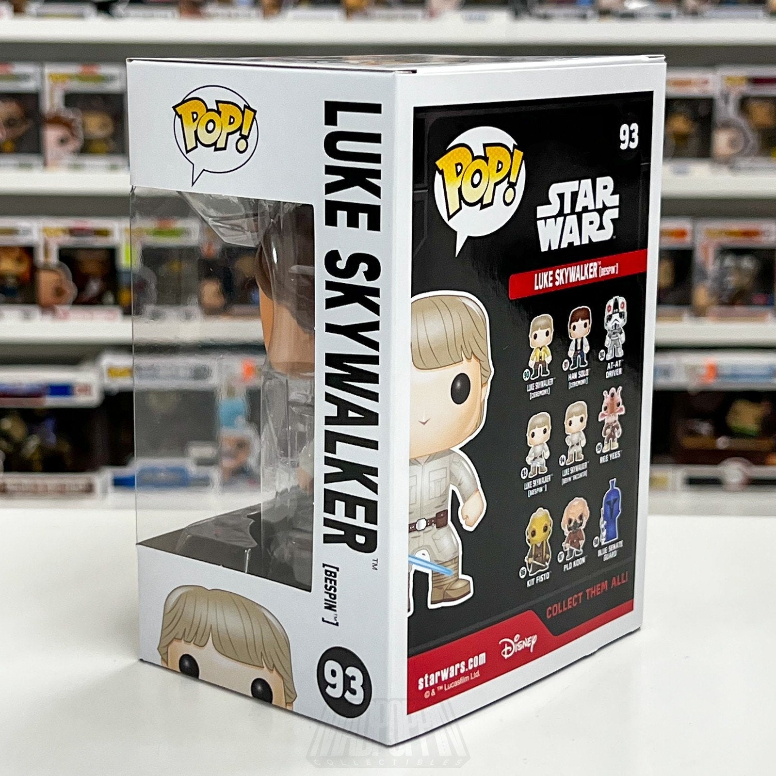 Funko Pop Star Wars Luke Skywalker Bespin 93 Jedi Knight Lightsaber Vinyl Figure